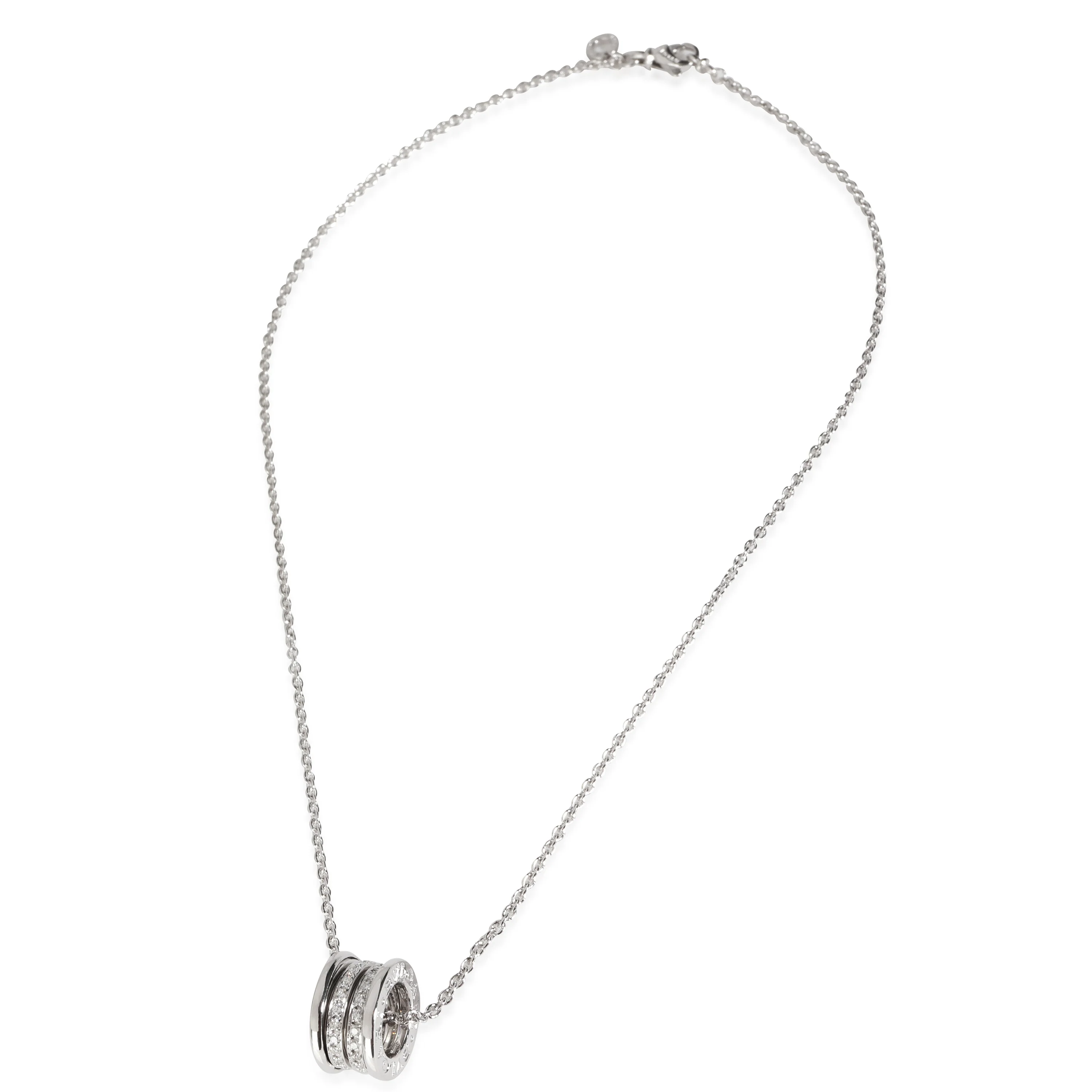 B.zero1 Diamond Necklace in 18k White Gold 0.35 CTW - Image 2