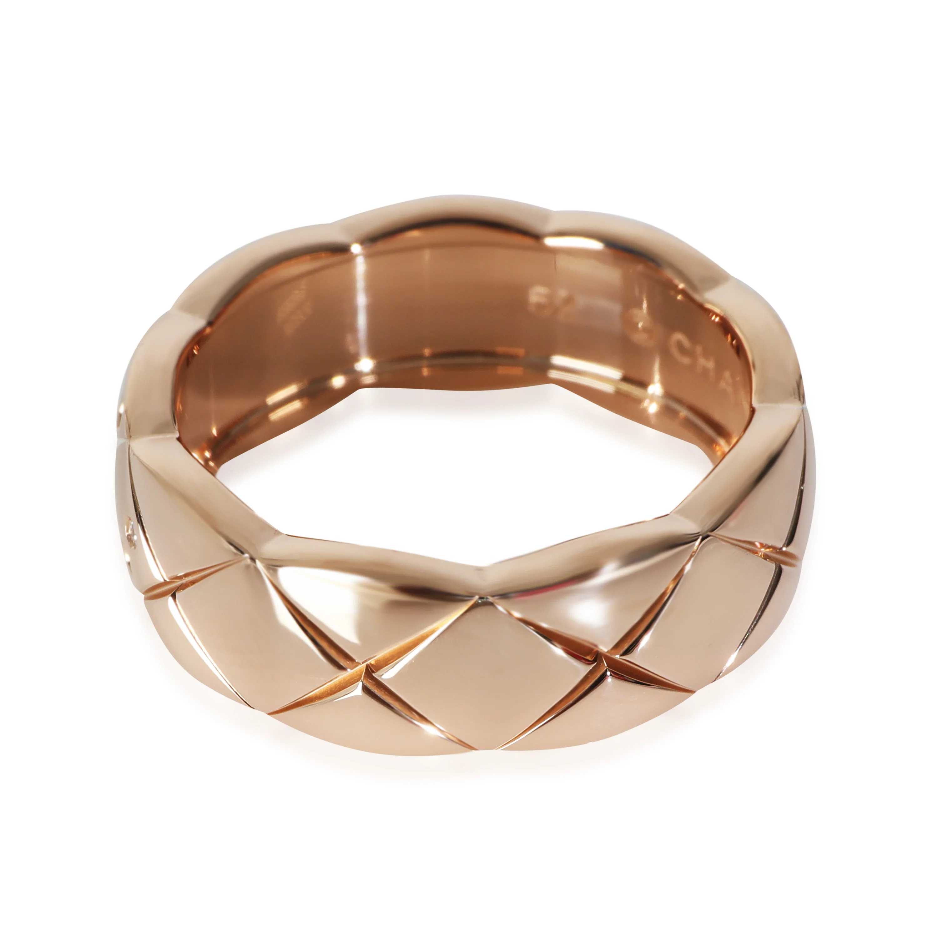 Coco Crush Diamond Ring in 18k Rose Gold - Image 4