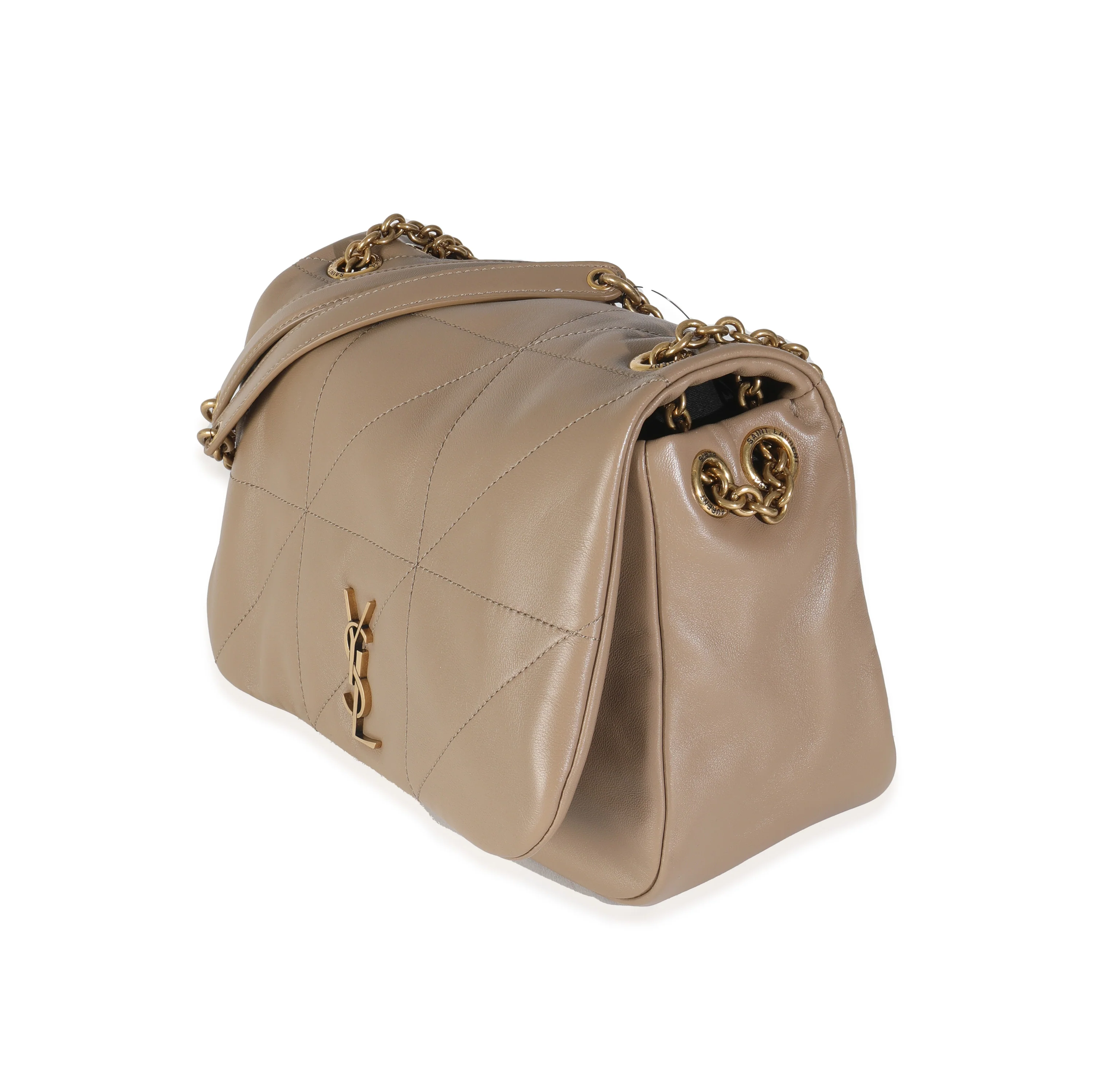 Madder Brown Lambskin Matelasse Monogram Small Jamie 4.3 - Image 2