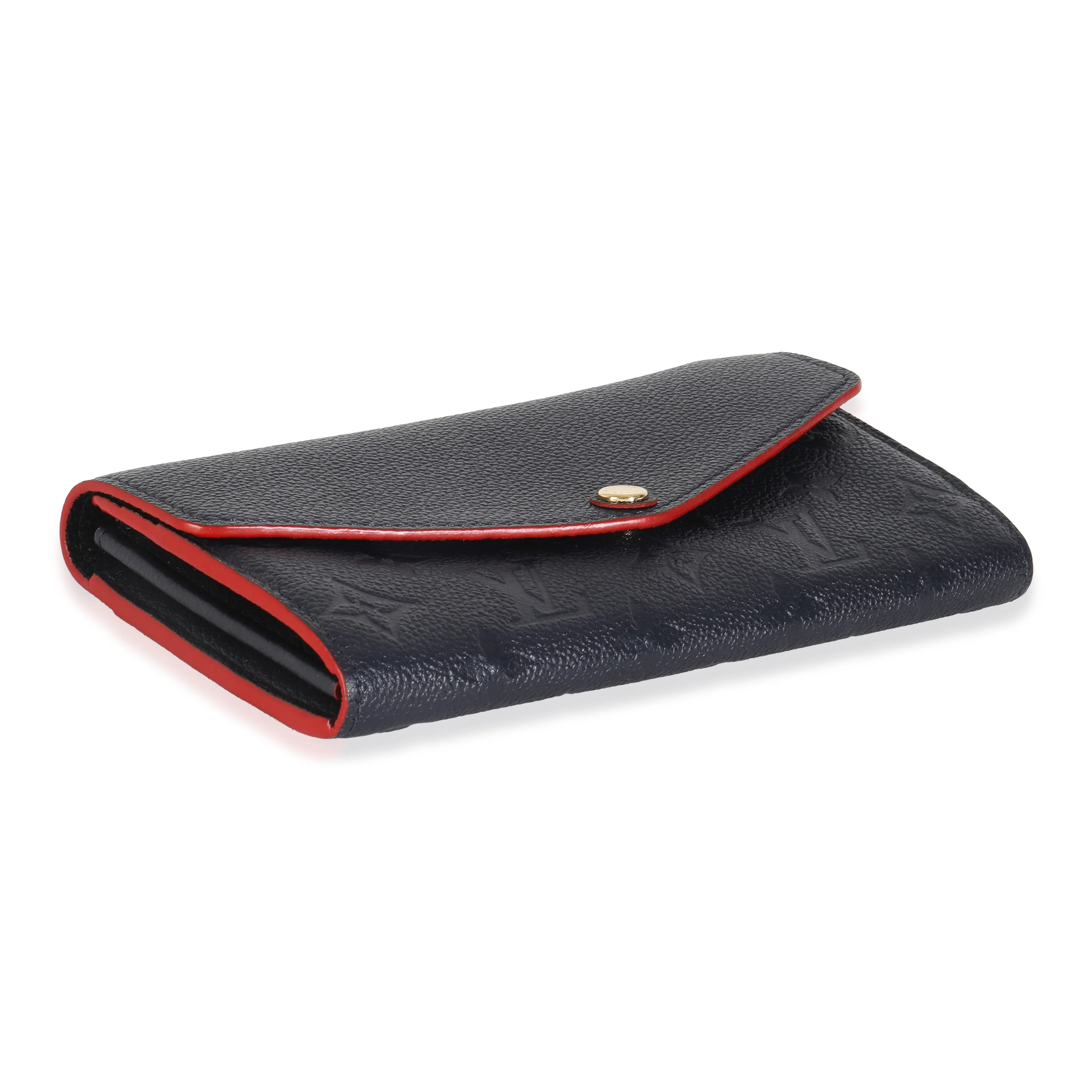 Marine Rouge Monogram Empreinte Sarah Wallet - Image 6