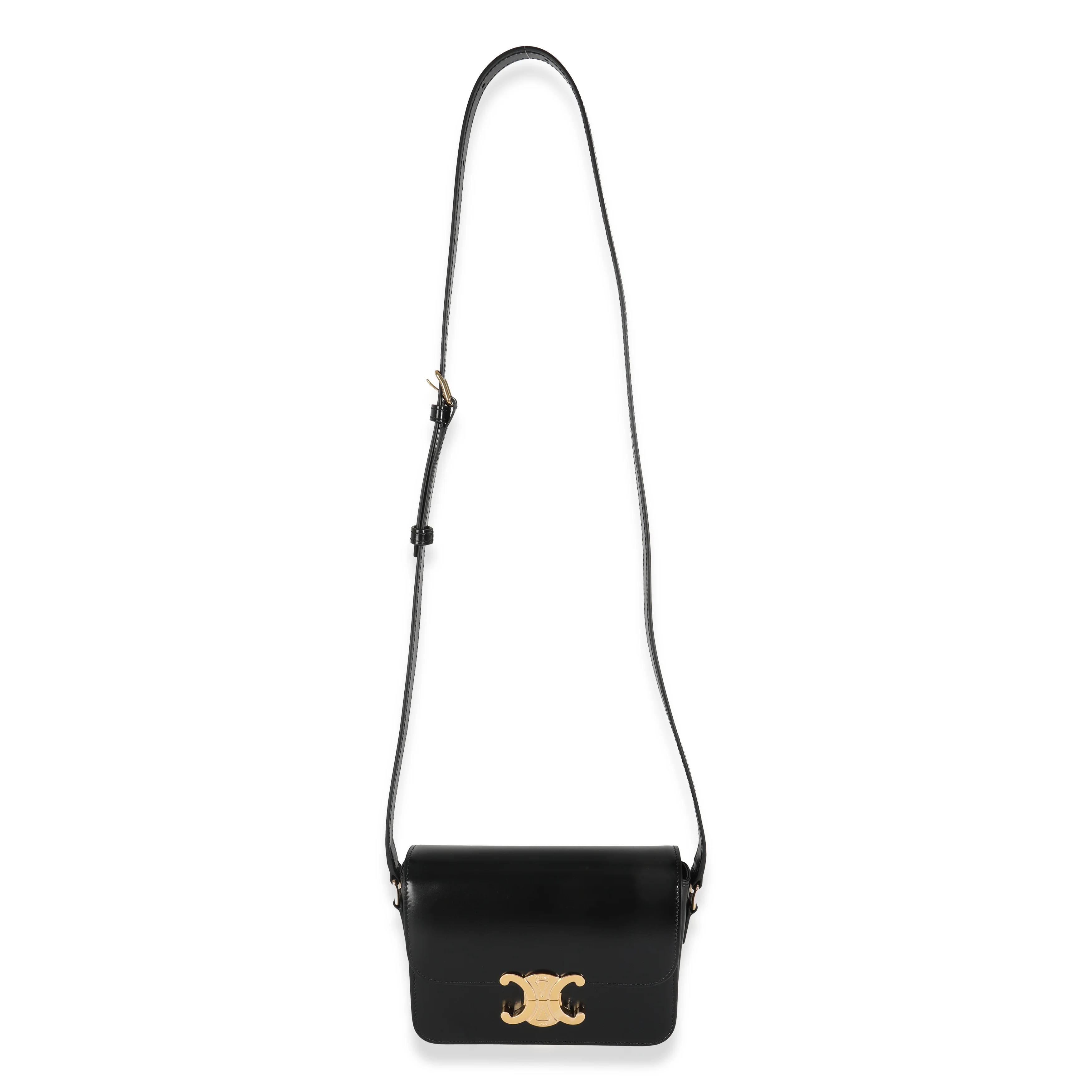 Black Shiny Calfskin Teen Triomphe - Image 8