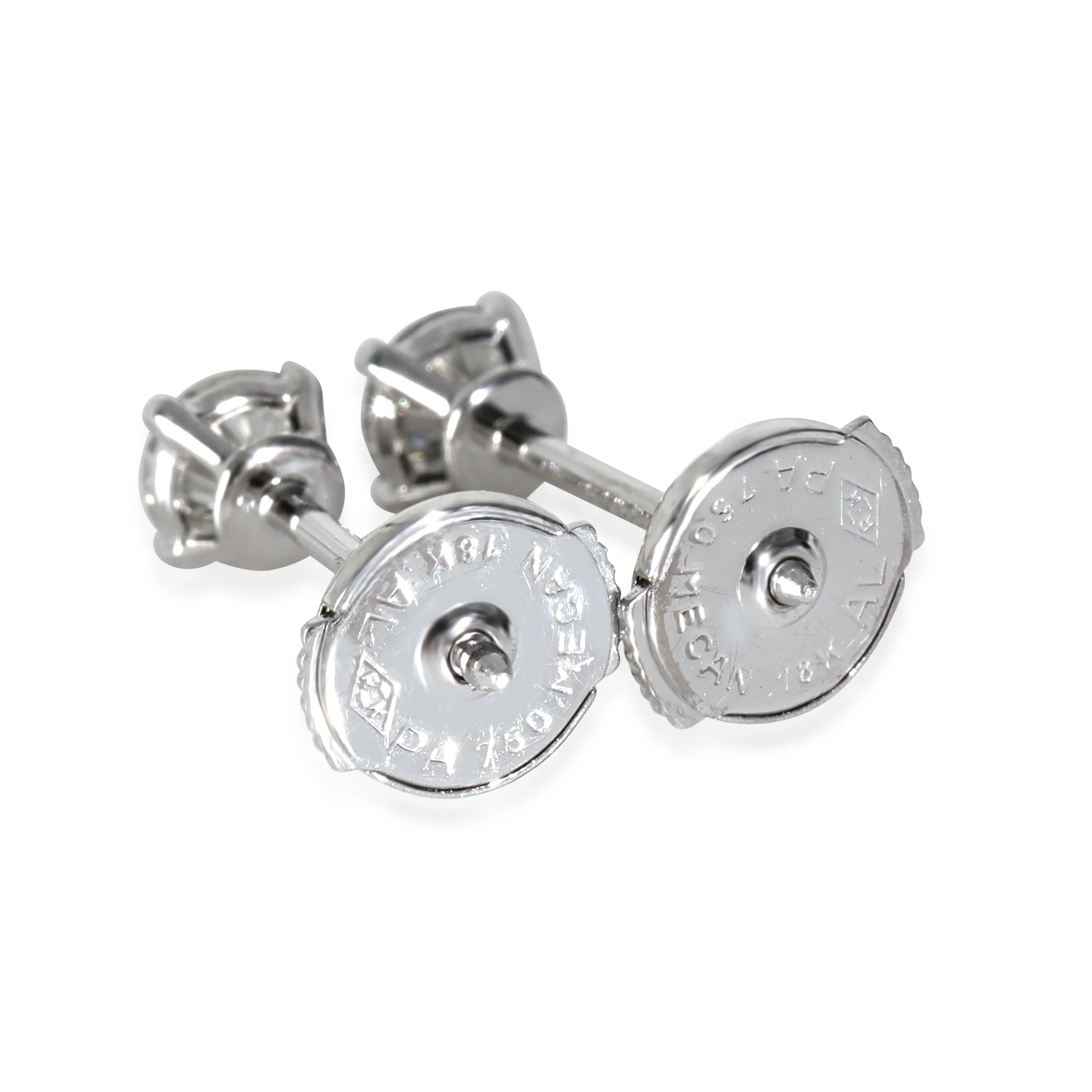 1895 Diamond Solitaire Earring, .46 Ctw. H VS1 - Image 2
