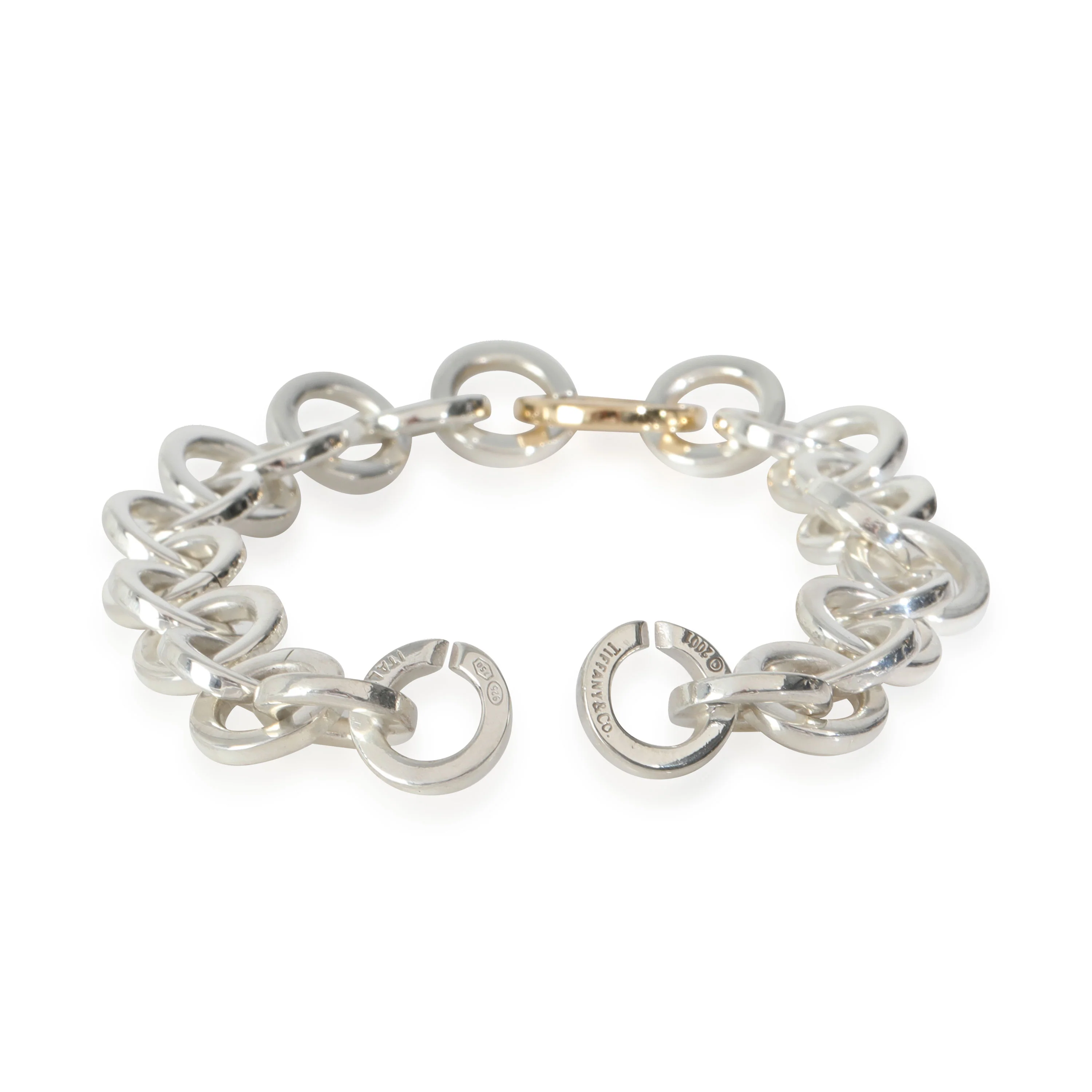 Bracelet in 18k Yellow Gold/Sterling Silver - Image 3