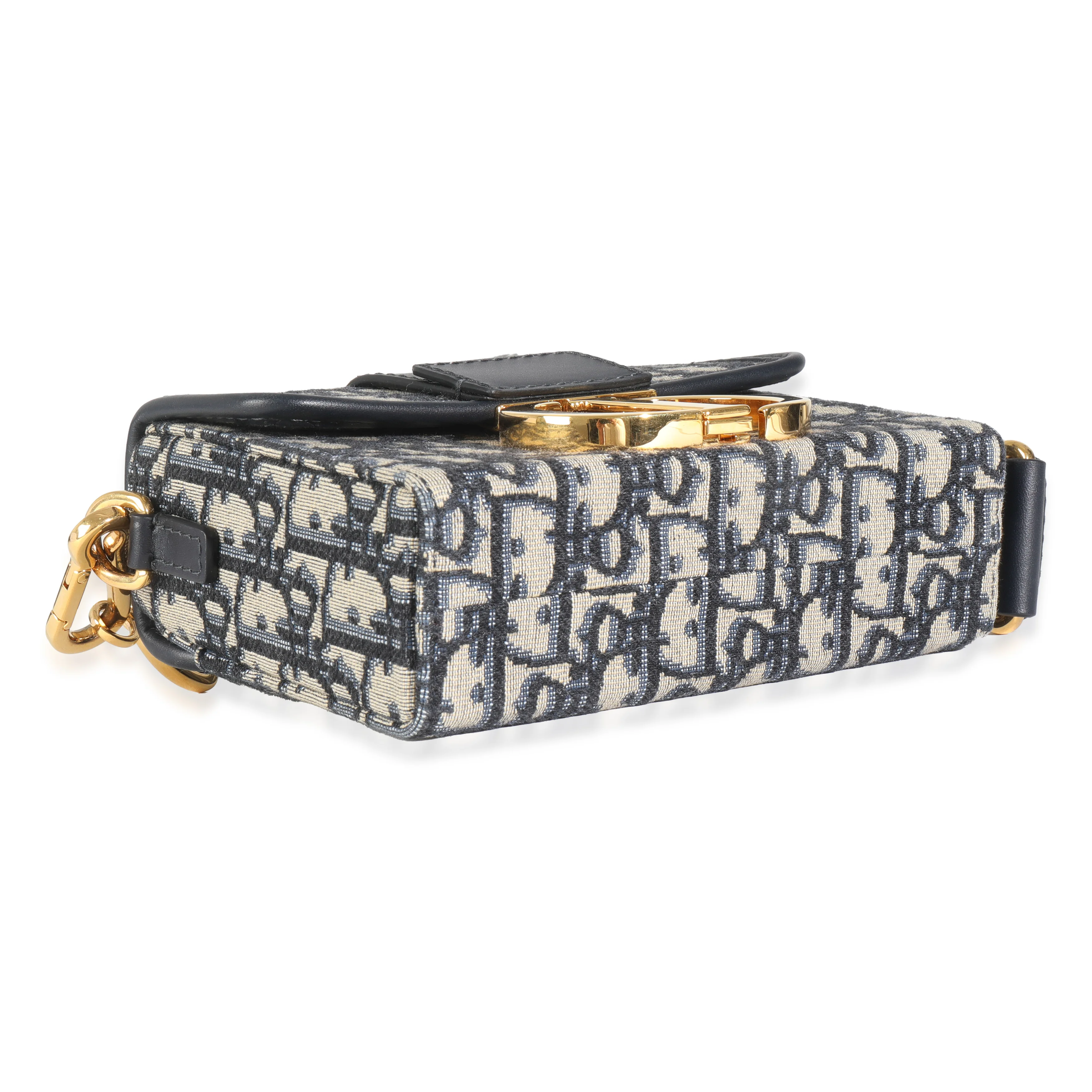 Navy Oblique Canvas 30 Montaigne Box - Image 7