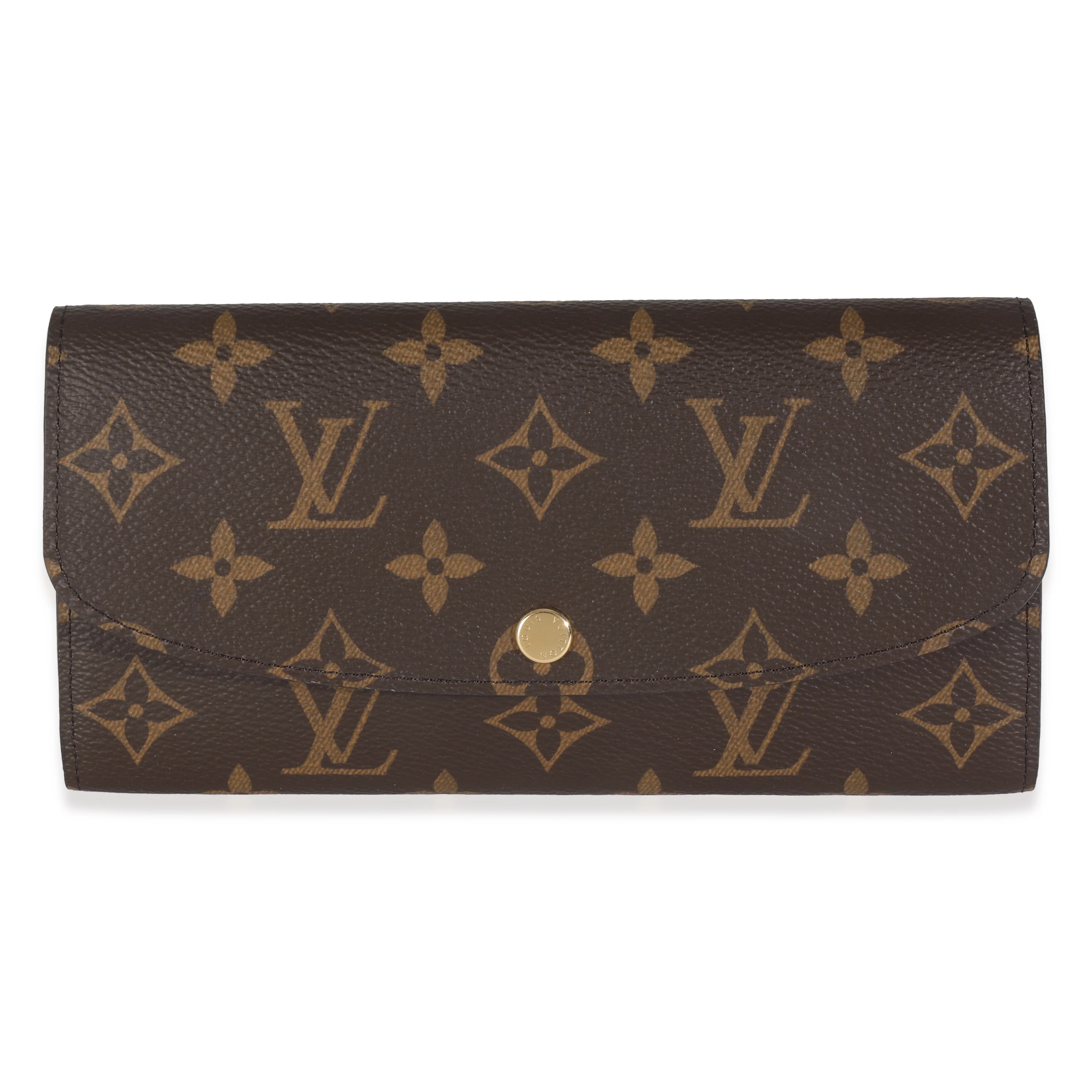 Fuchsia Monogram Canvas Emilie Wallet