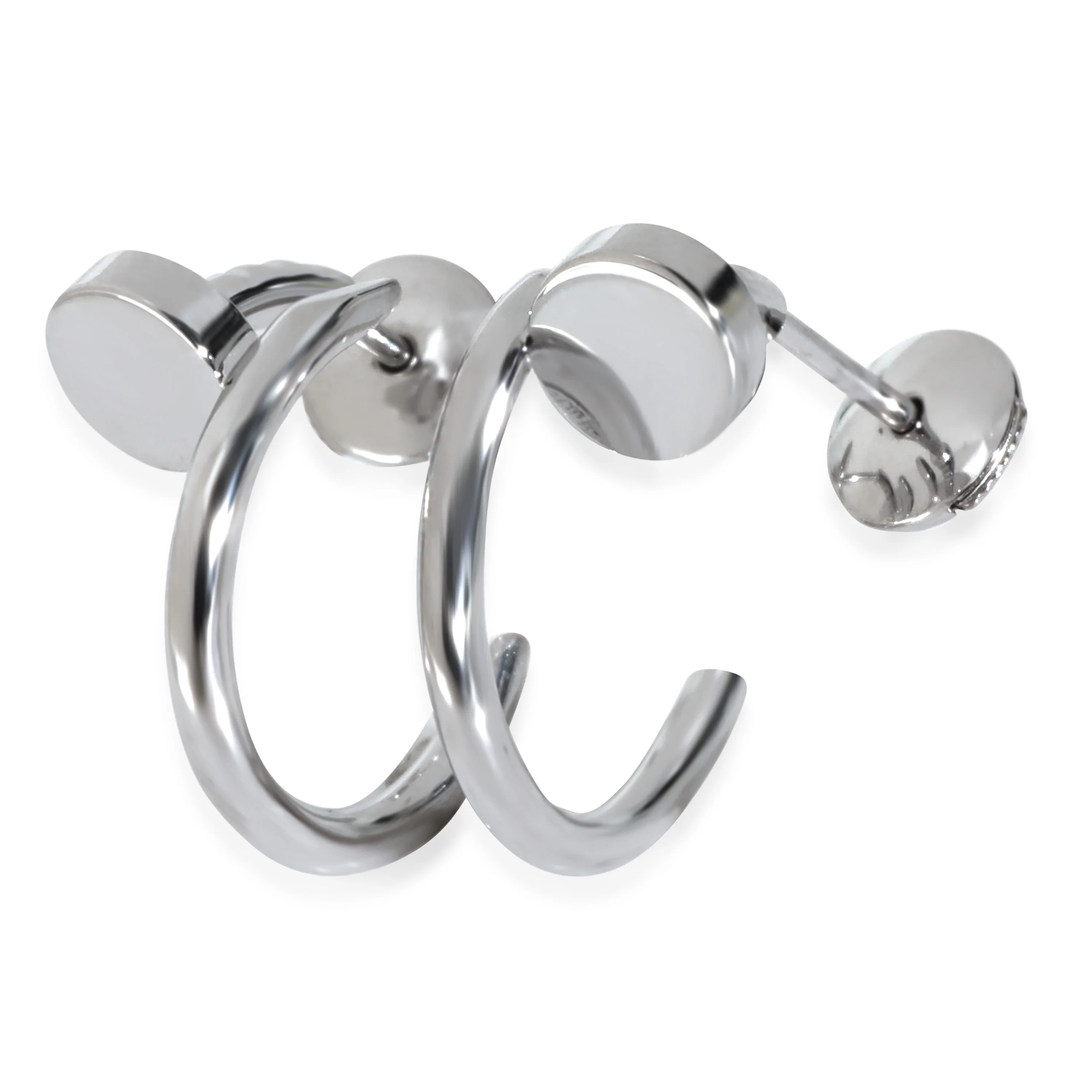 White Gold  Small Model Juste Un Clou Earrings - Image 2