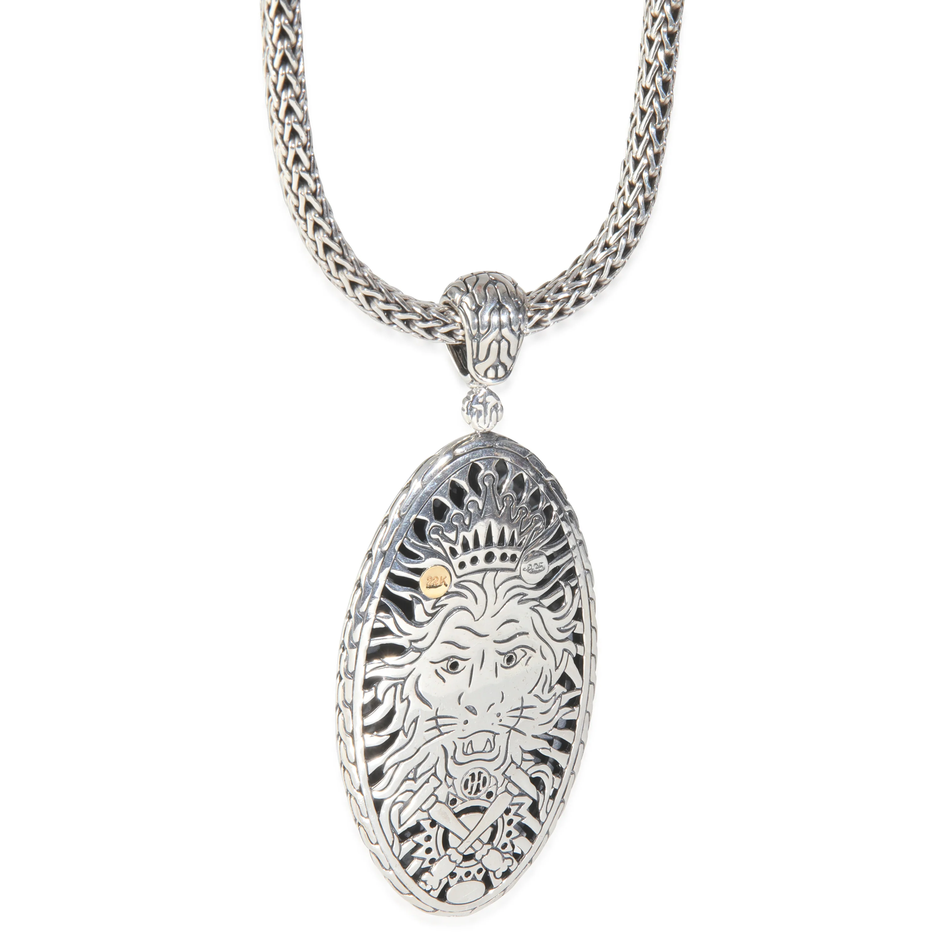 Yellow Gold & Sterling Silver  Palu Enhancer Necklace - Image 3