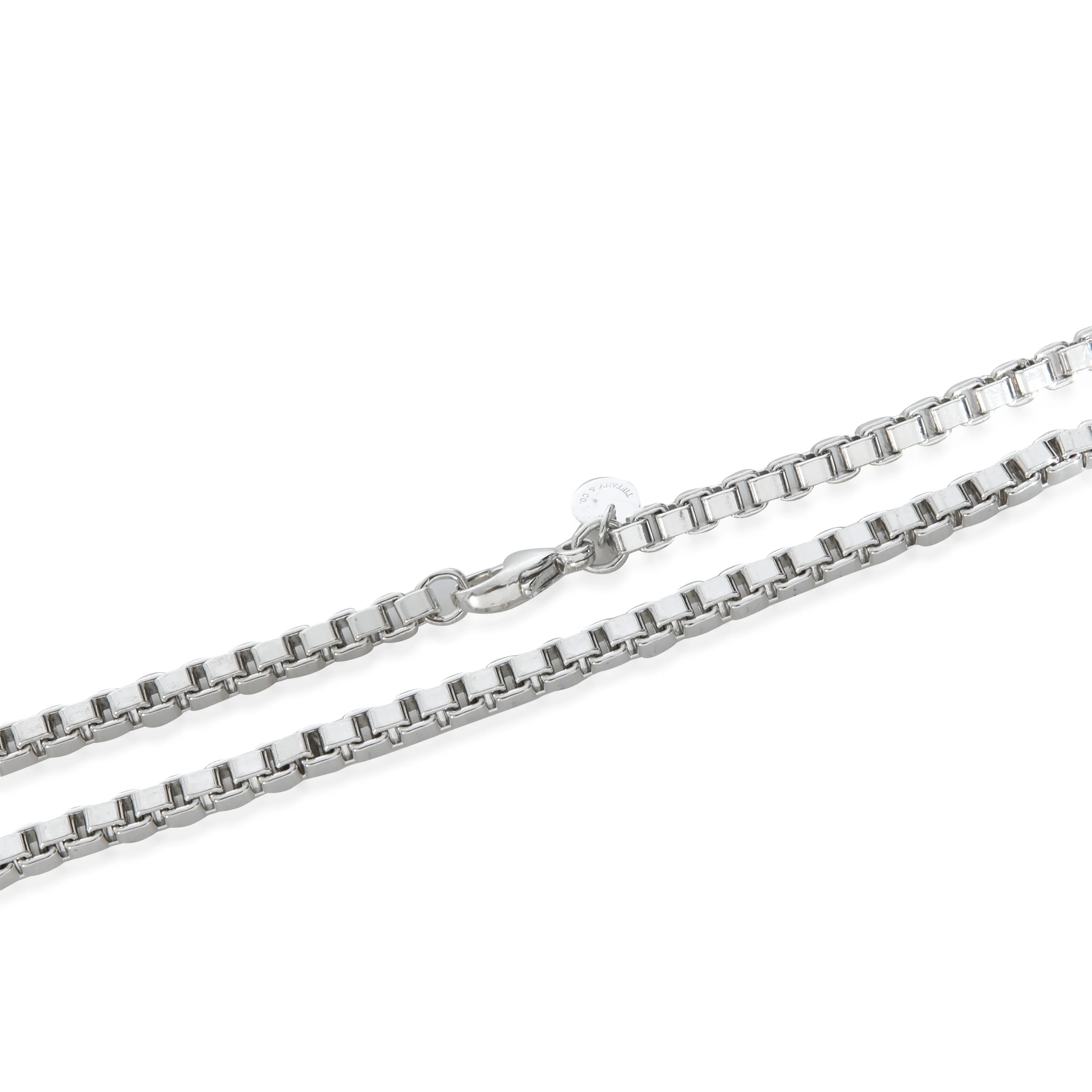 Sterling Silver  Venetian Link Necklace - Image 3