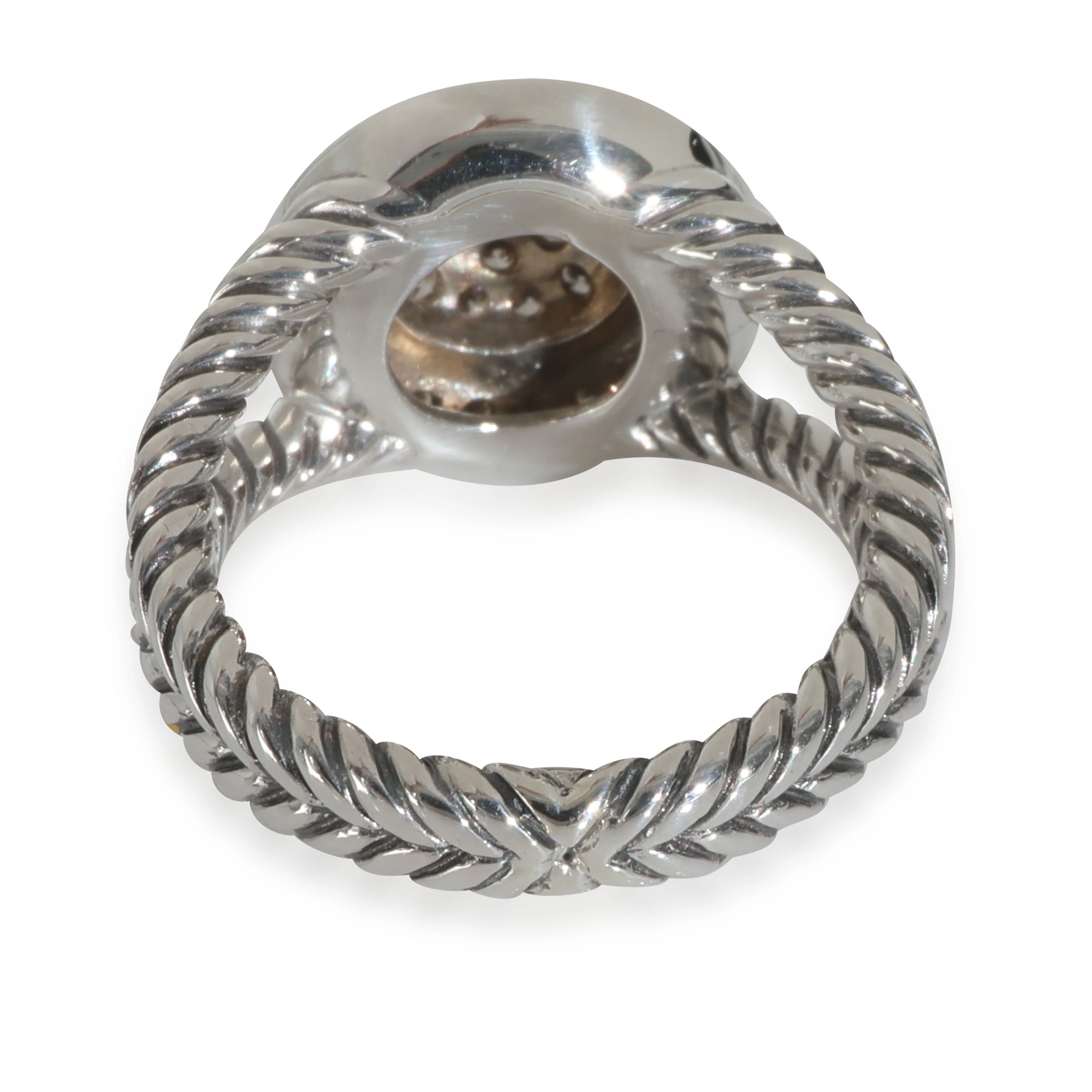 Sterling Silver Diamond Cerise Ring - Image 4