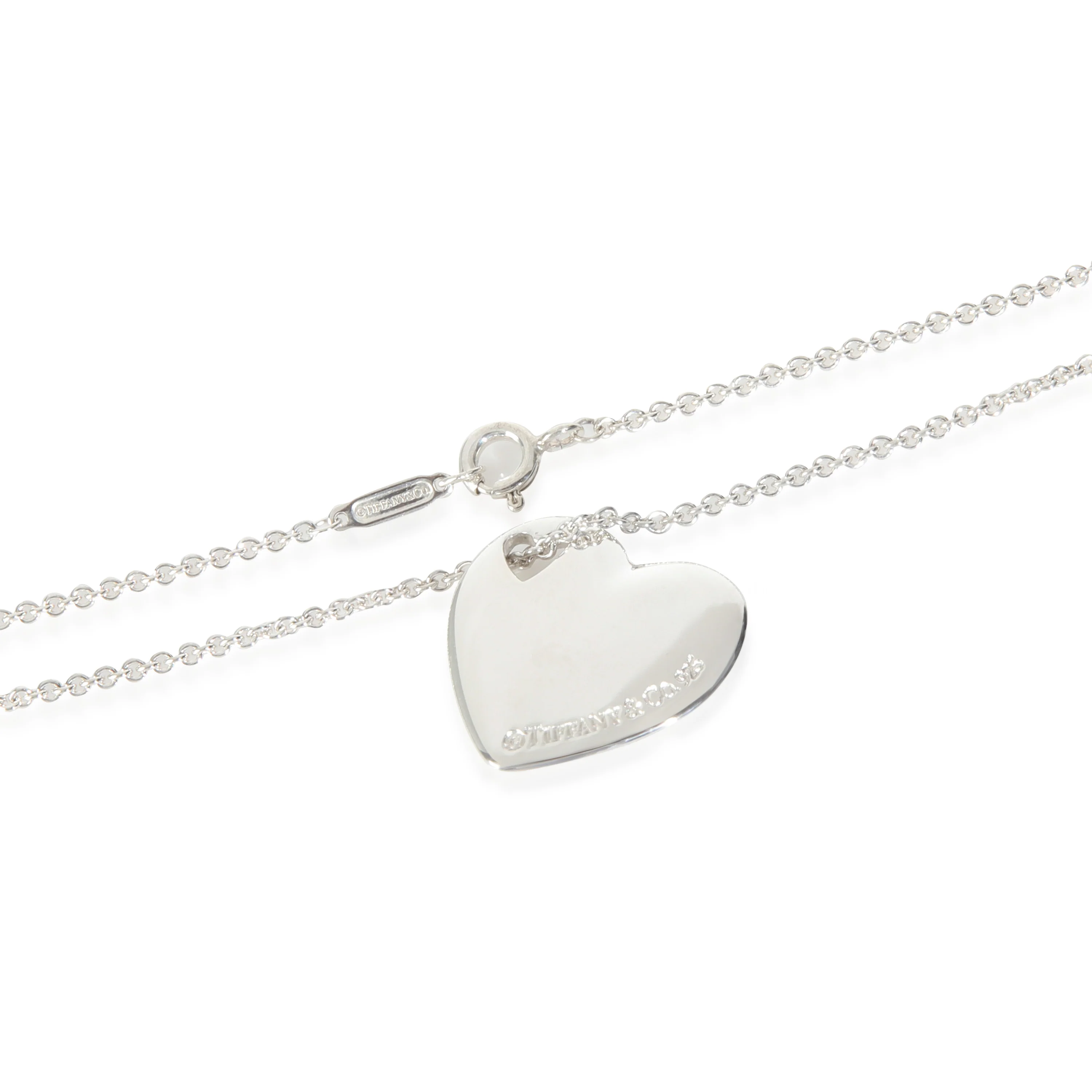 Sterling Silver  Heart Cutout Pendant - Image 3