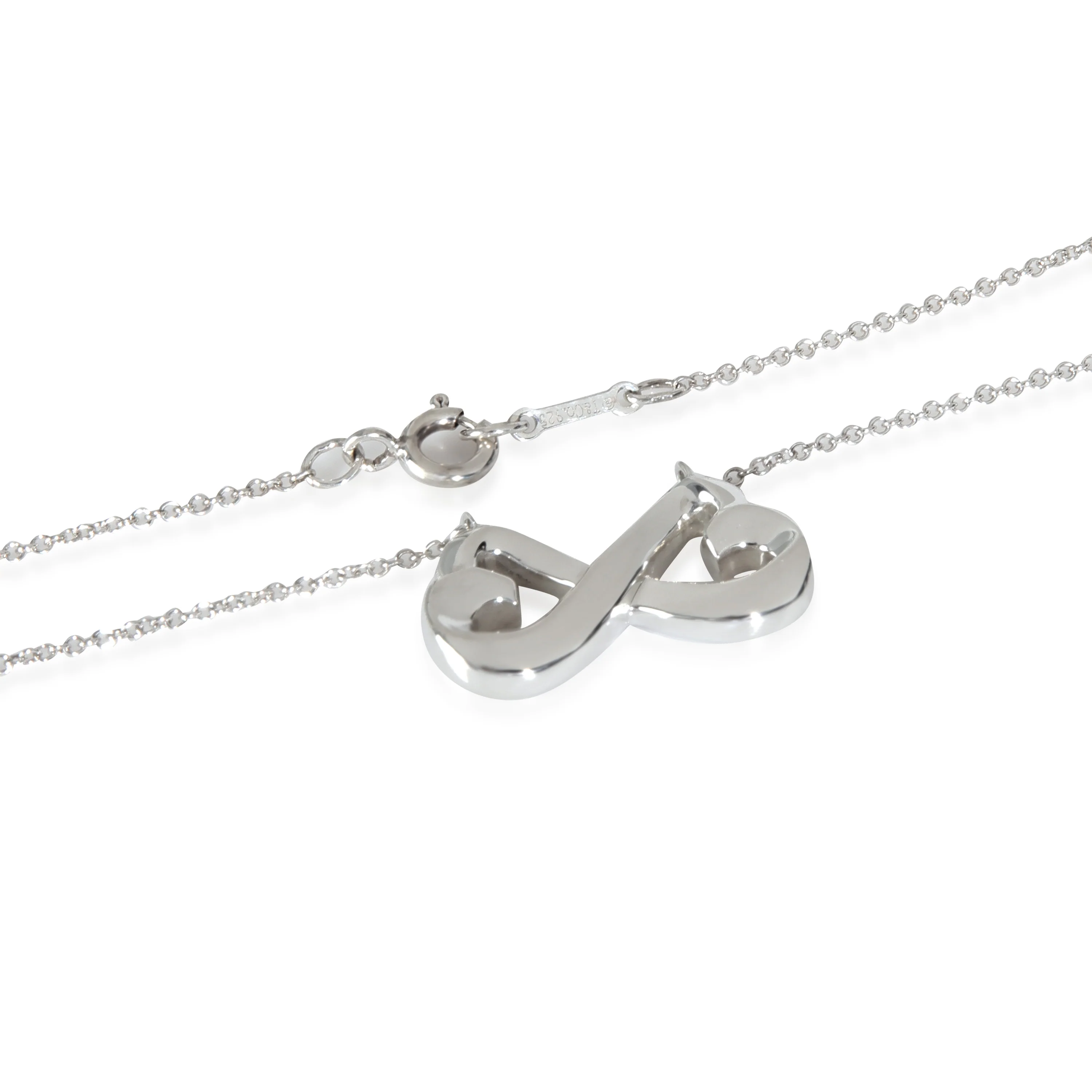 Sterling Silver  Paloma Picasso Double Loving Heart Pendant - Image 3