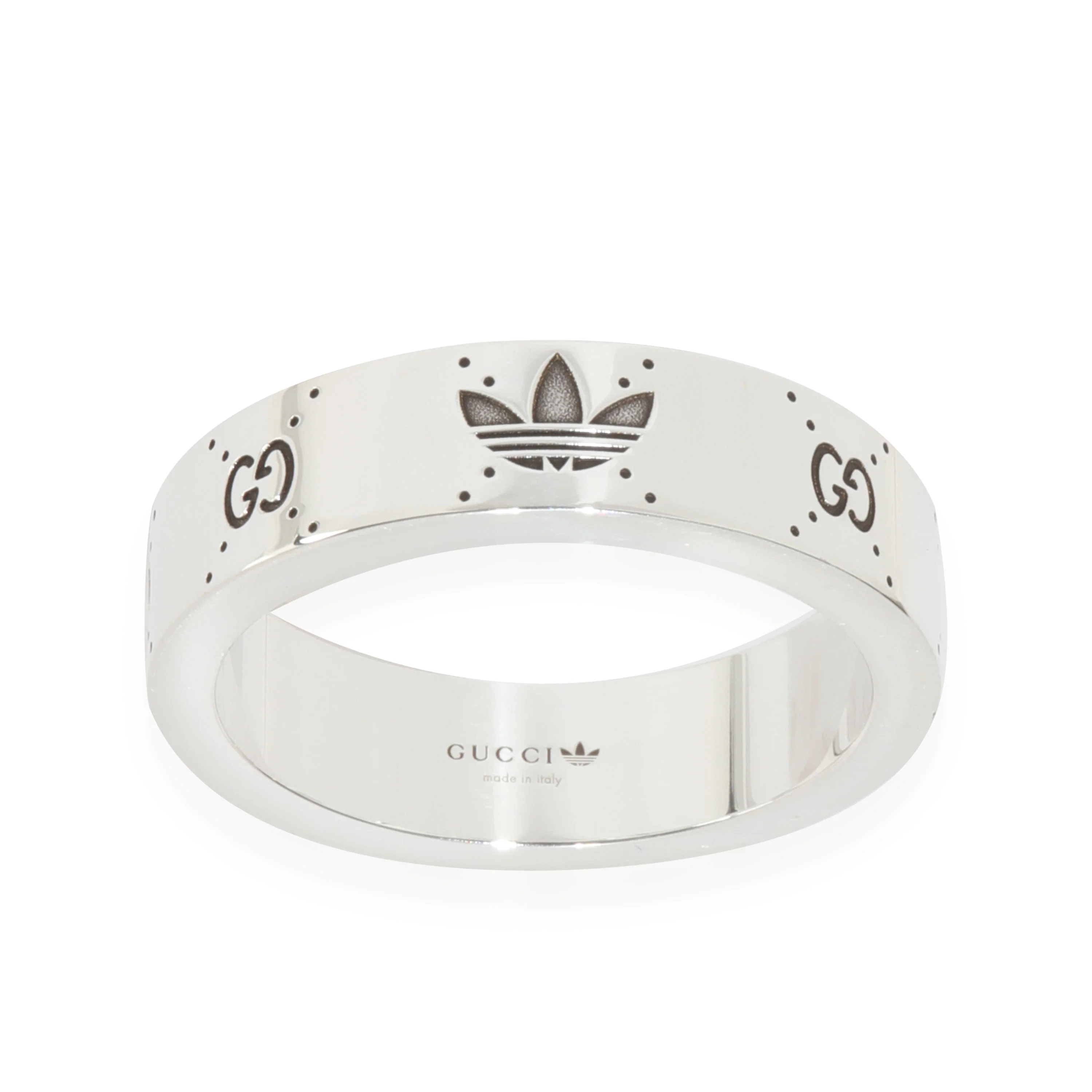 Sterling Silver  x Adidas GG Band Ring - Image 2
