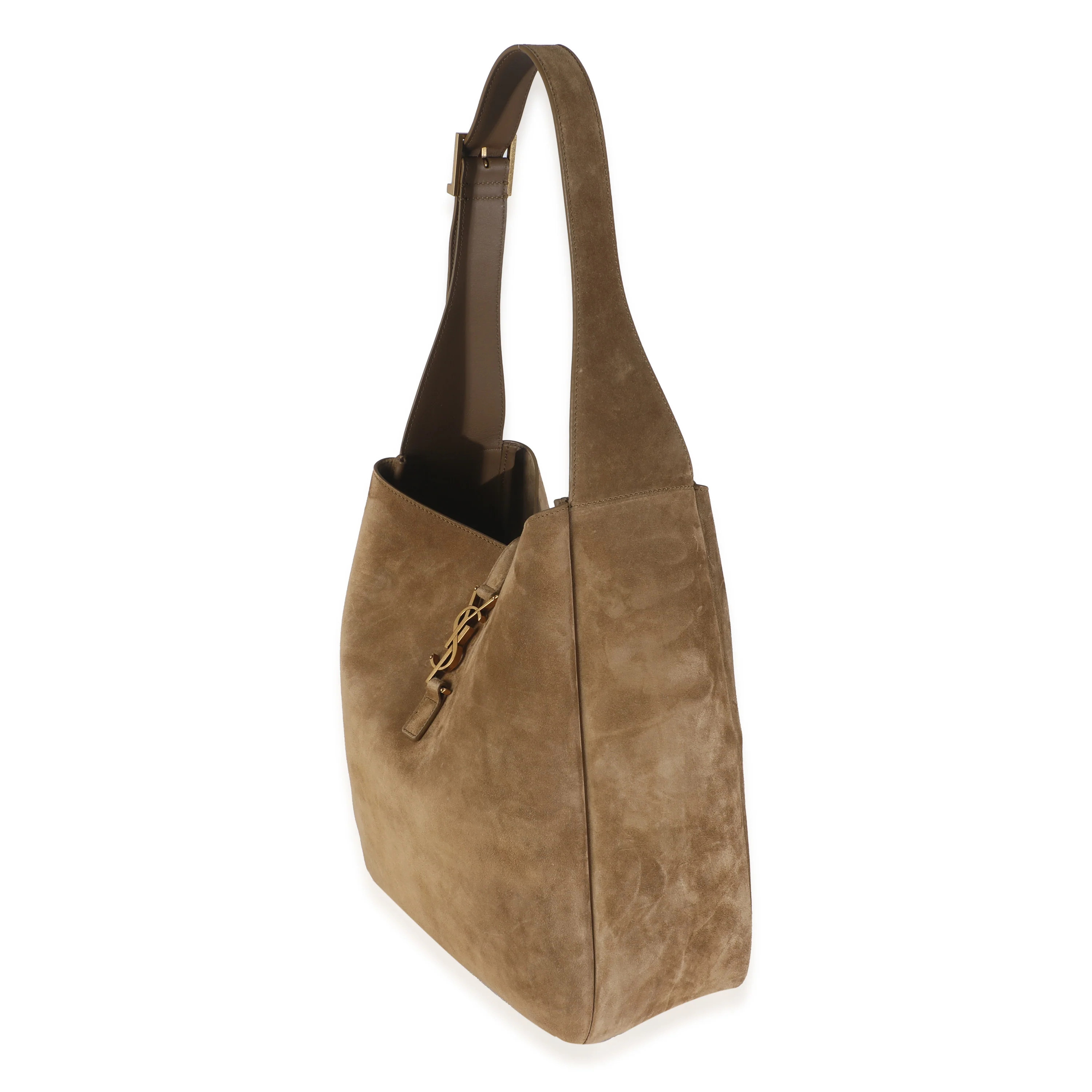 Golden Leaf Supple Suede Large Le 5 A 7 Hobo Bag - Image 2