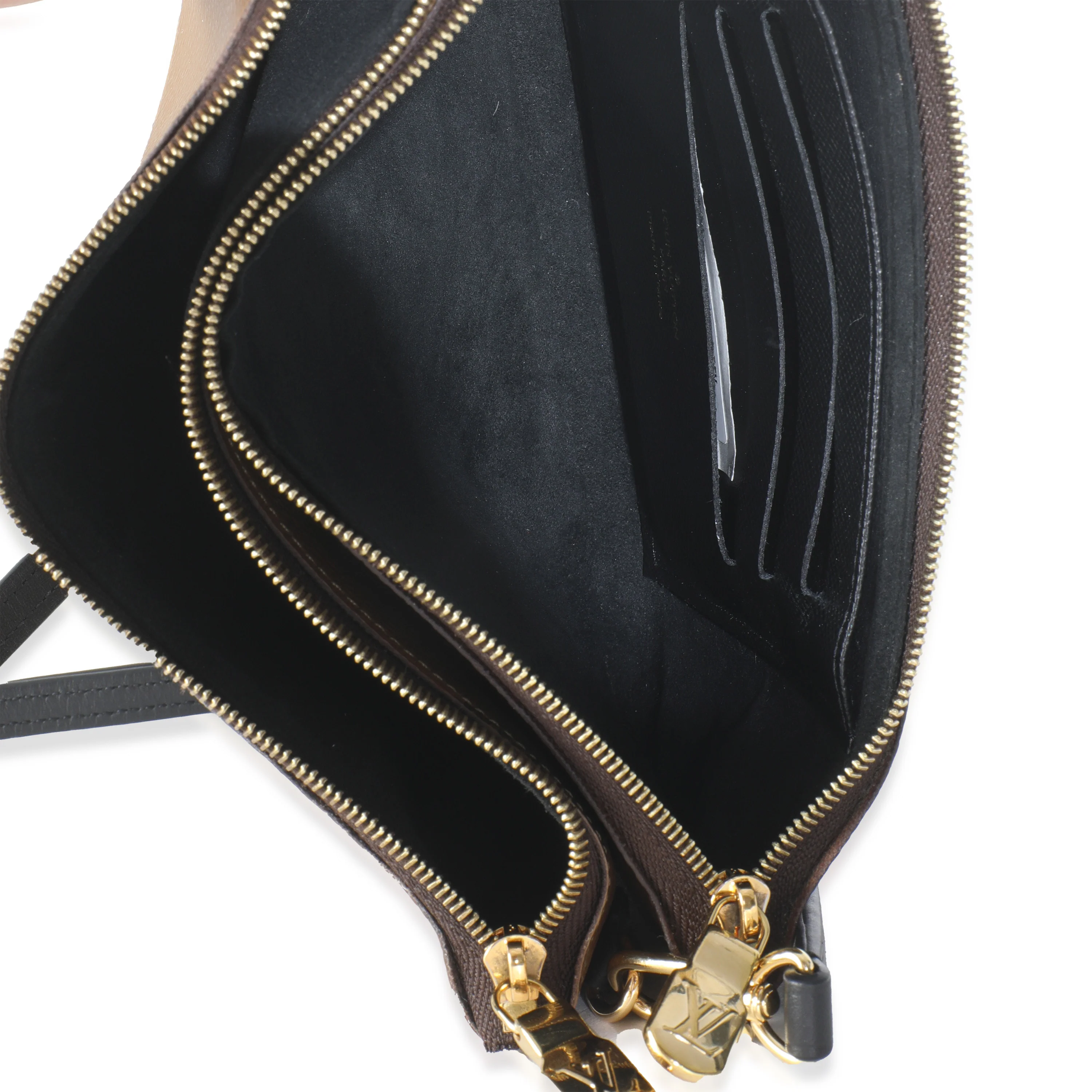 Reverse Monogram Canvas Double Zip Pochette - Image 9
