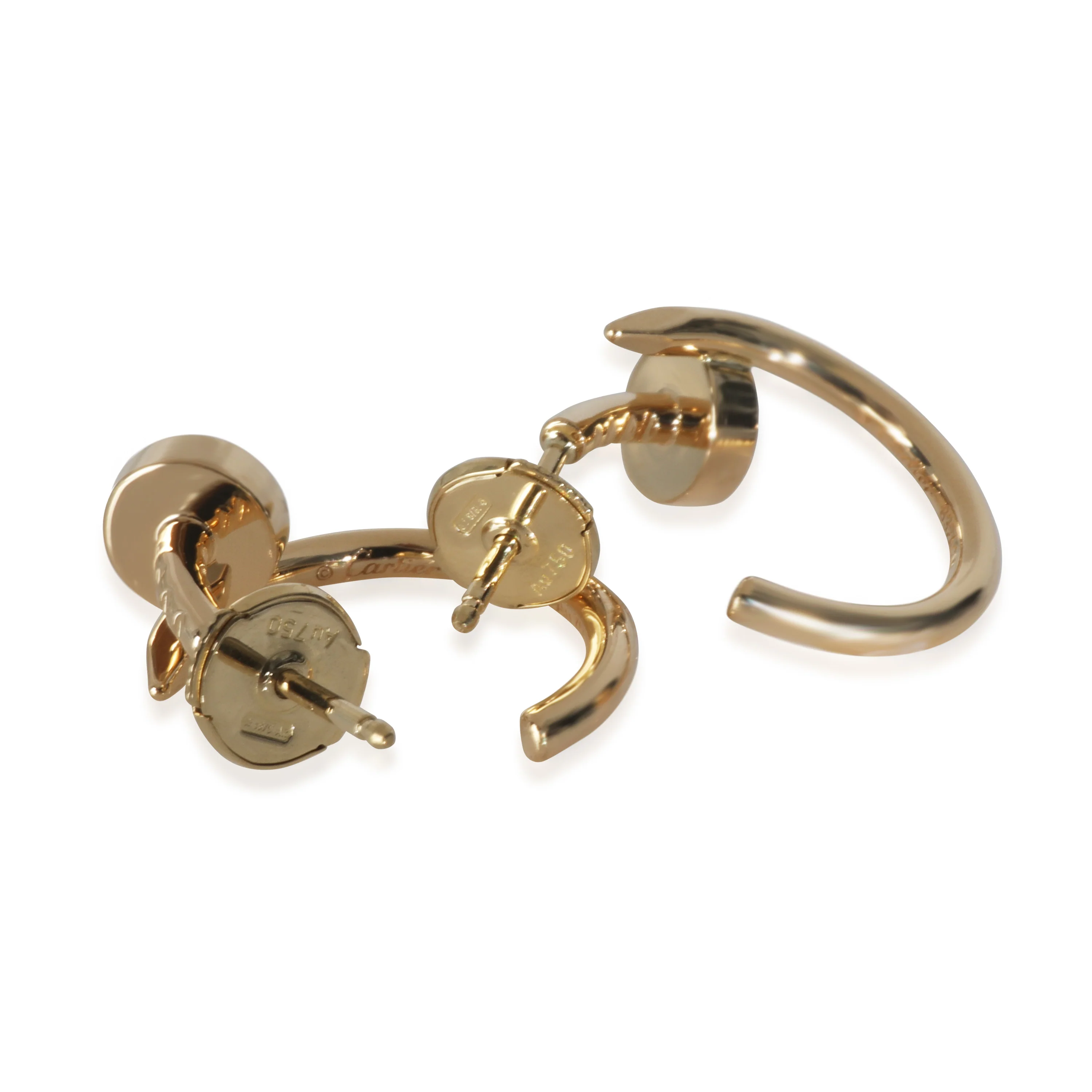 Yellow Gold  Small Model Juste Un Clou Earrings - Image 3