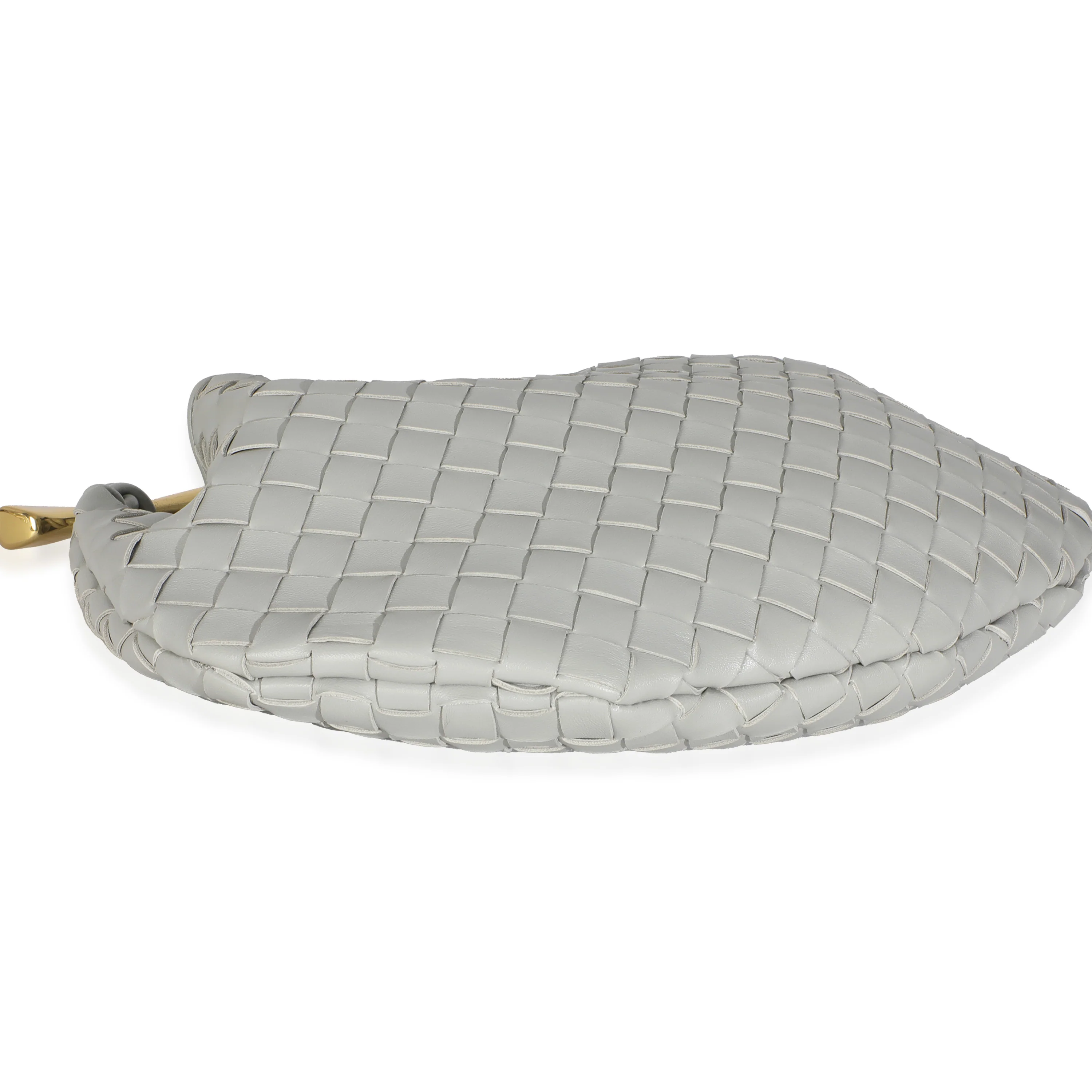 Agate Grey Nappa Intrecciato Sardine Bag - Image 6