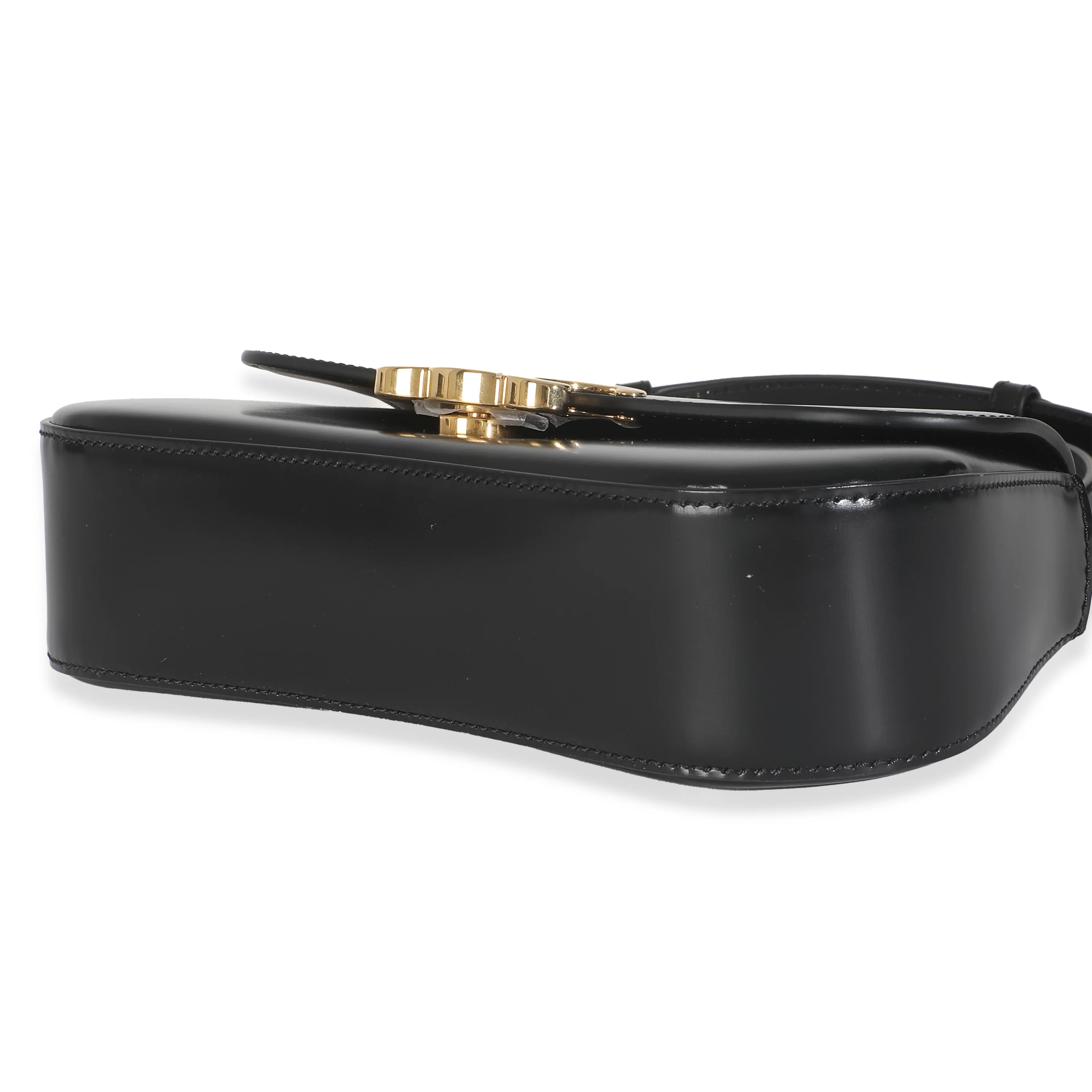 Black Smooth Calfskin Teen Lola Top Handle Bag - Image 7