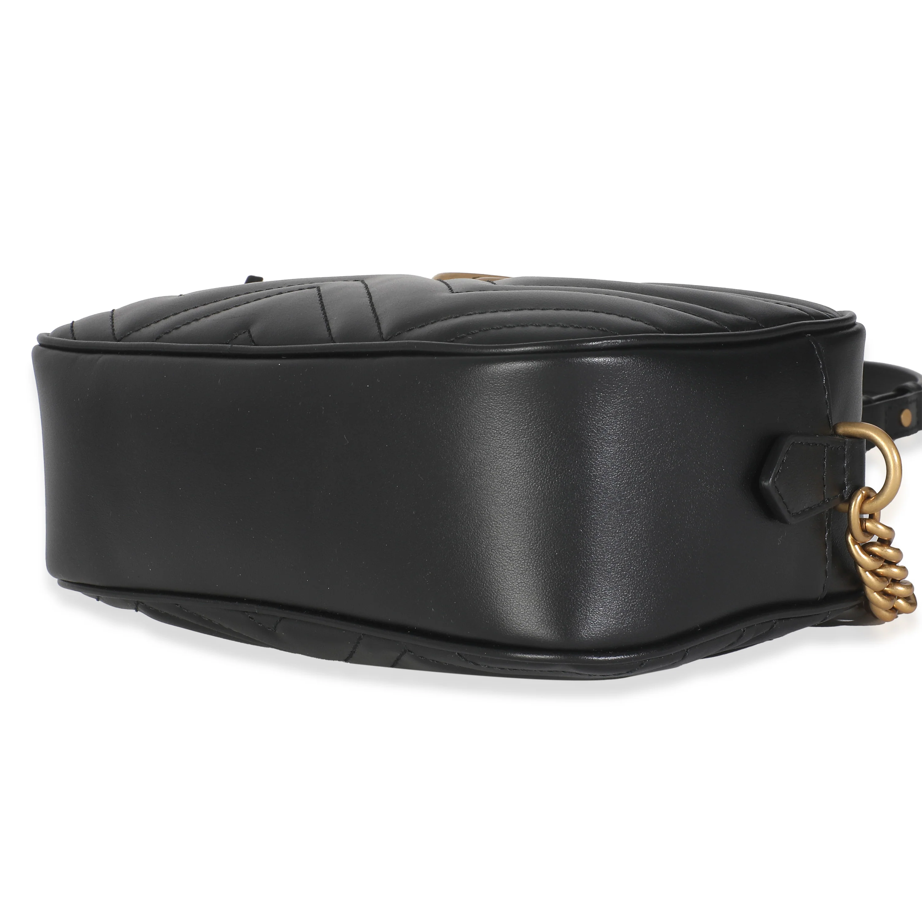 Black Matelasse Calfskin Small GG Marmont - Image 7