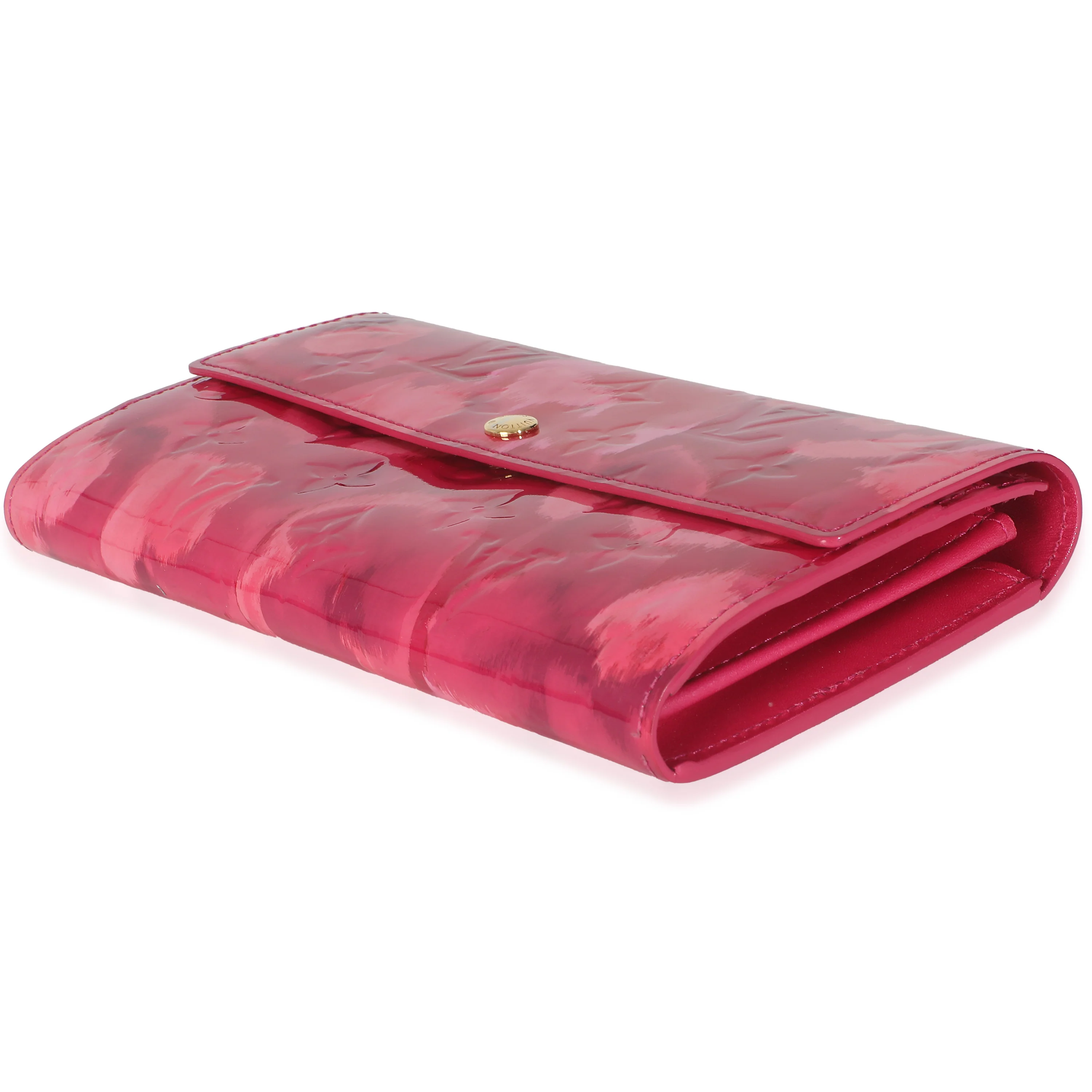 Indian Rose Ikat Monogram Vernis Sarah Wallet - Image 6