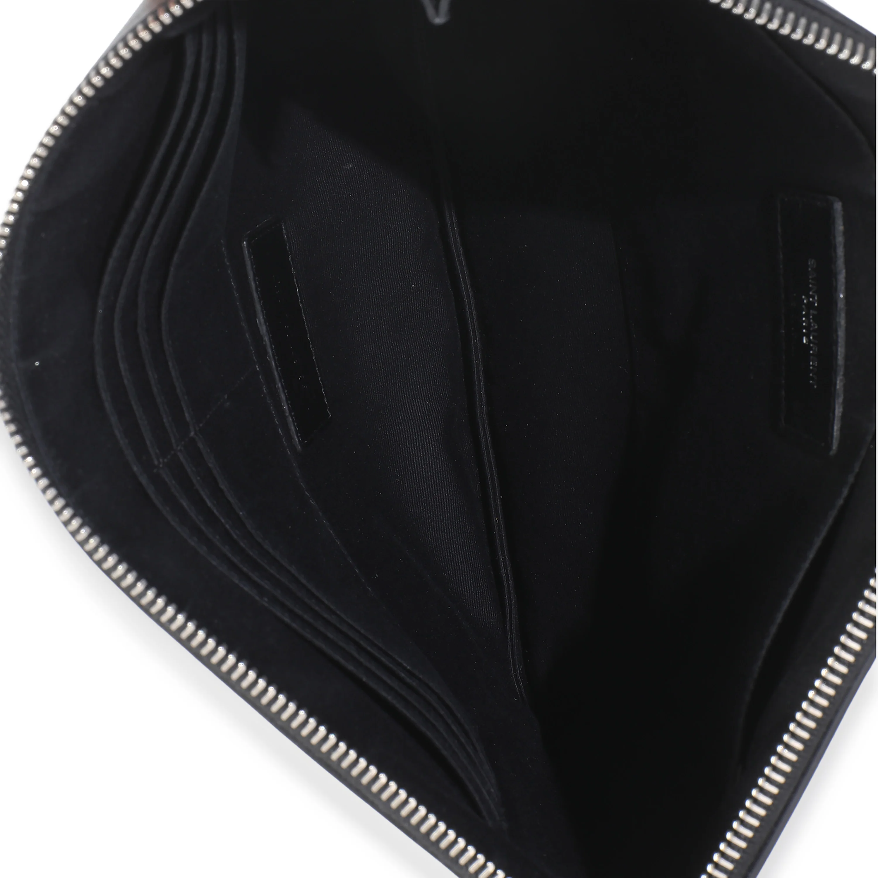 Black Calfskin Archive Logo iPad Case - Image 8