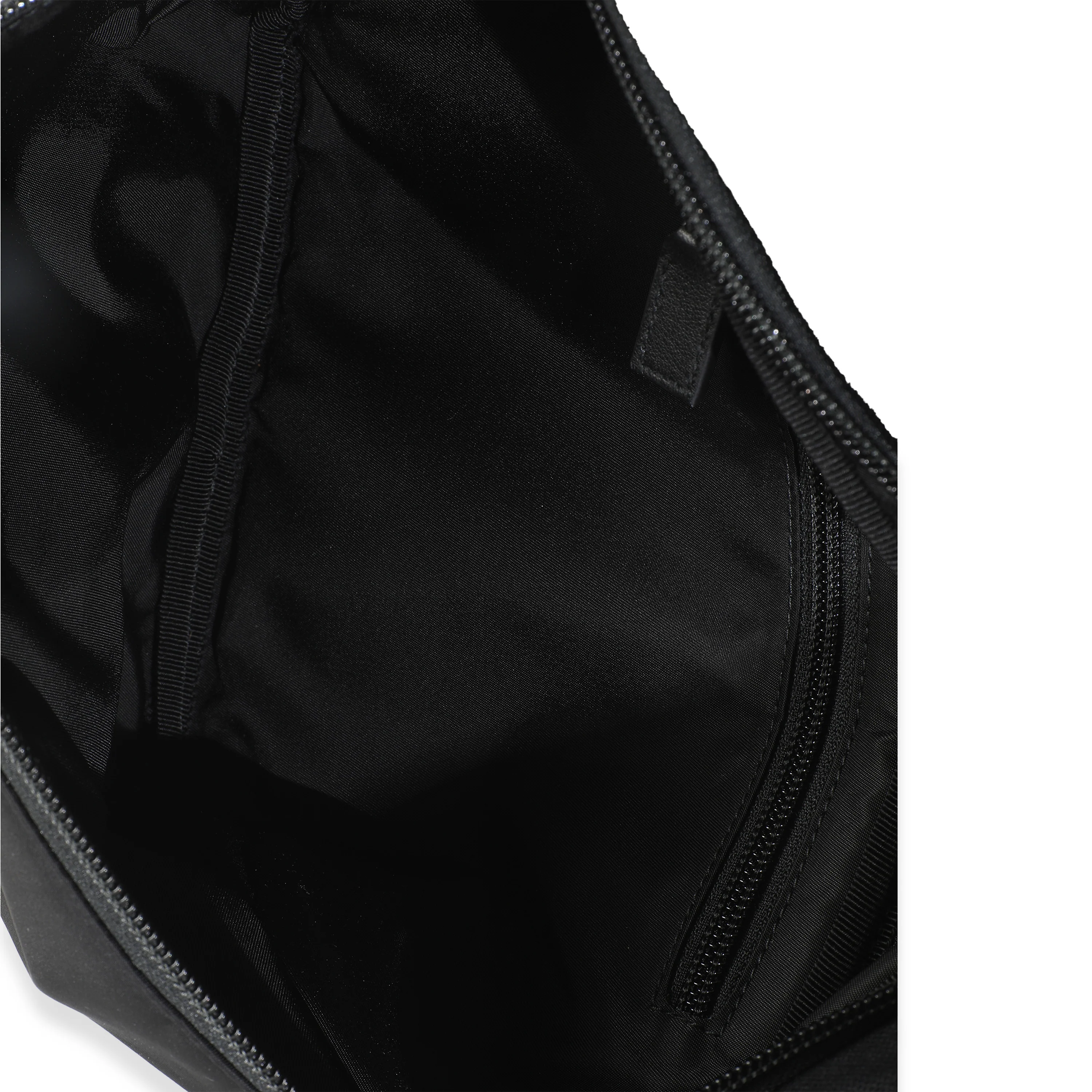 Black Nylon Logo Belt Bag - Image 8