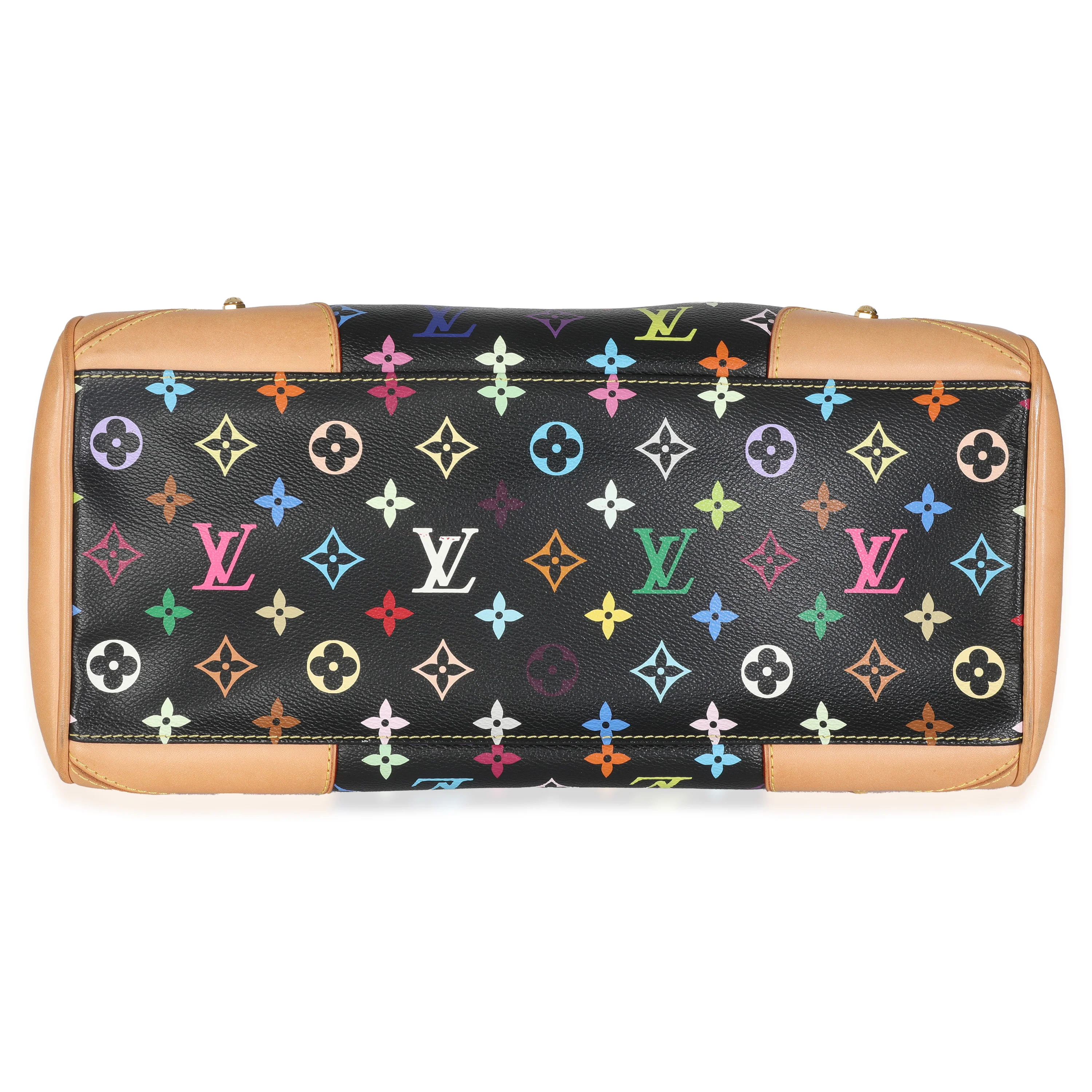 Black Monogram Multicolor Canvas Claudia - Image 5