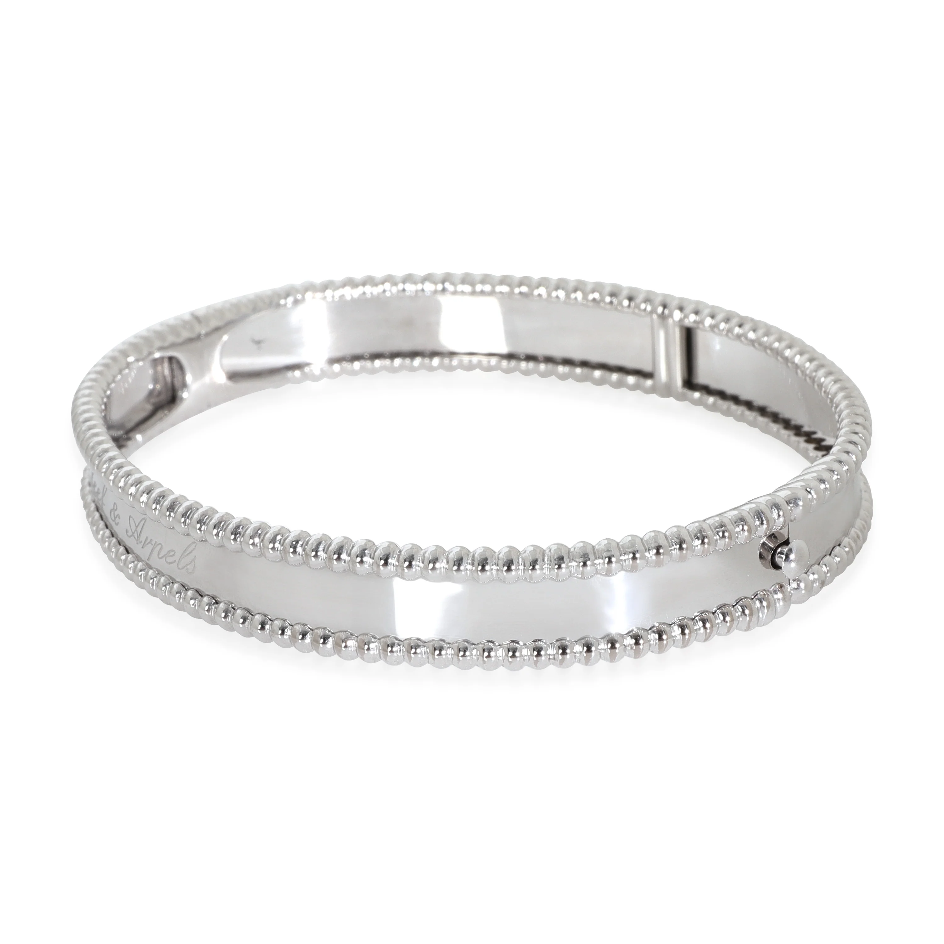 White Gold Perlee Signature Bracelet - Image 3