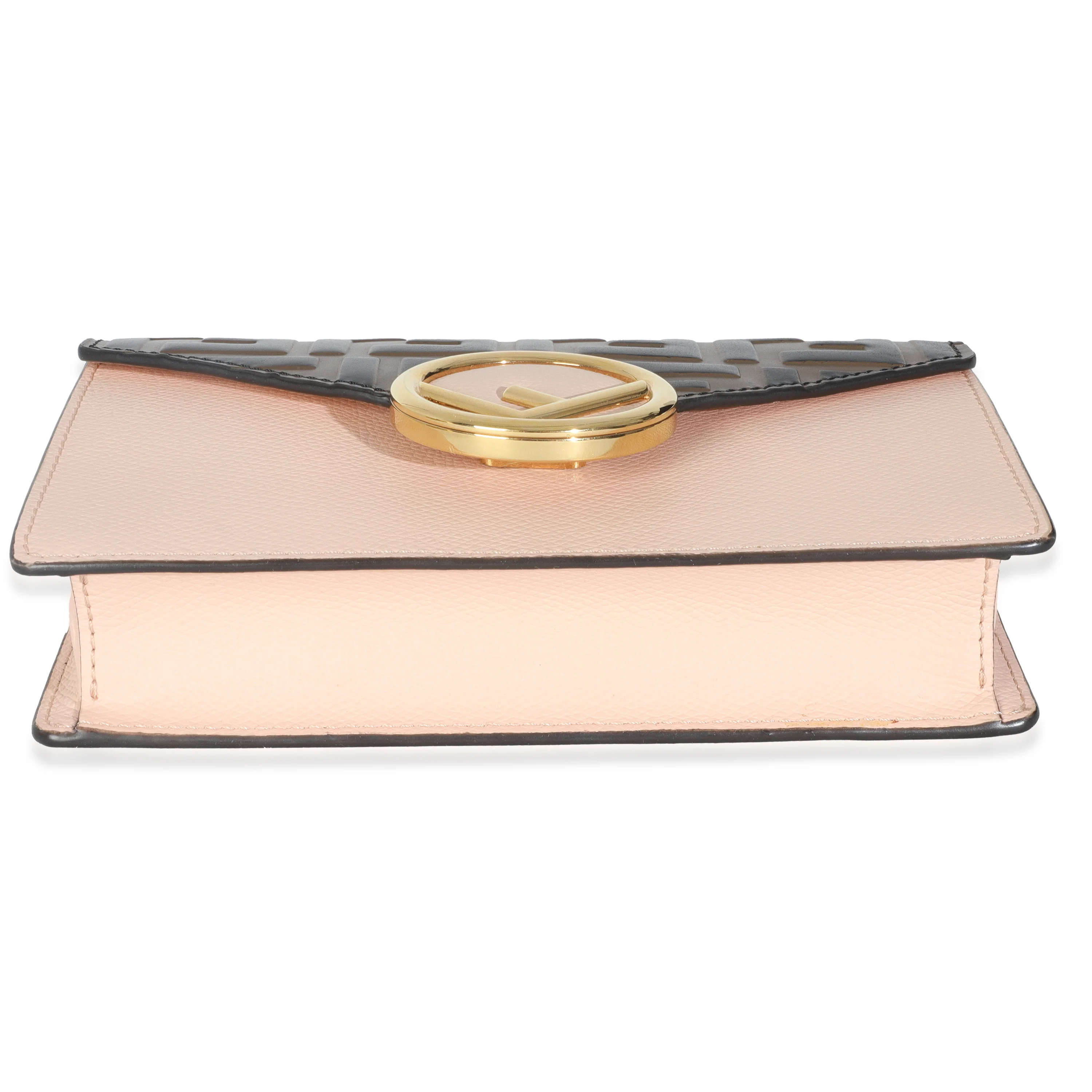 Light Rose Vitello Cruise FF 1974 Embossed Envelope Belt Bag - Image 5