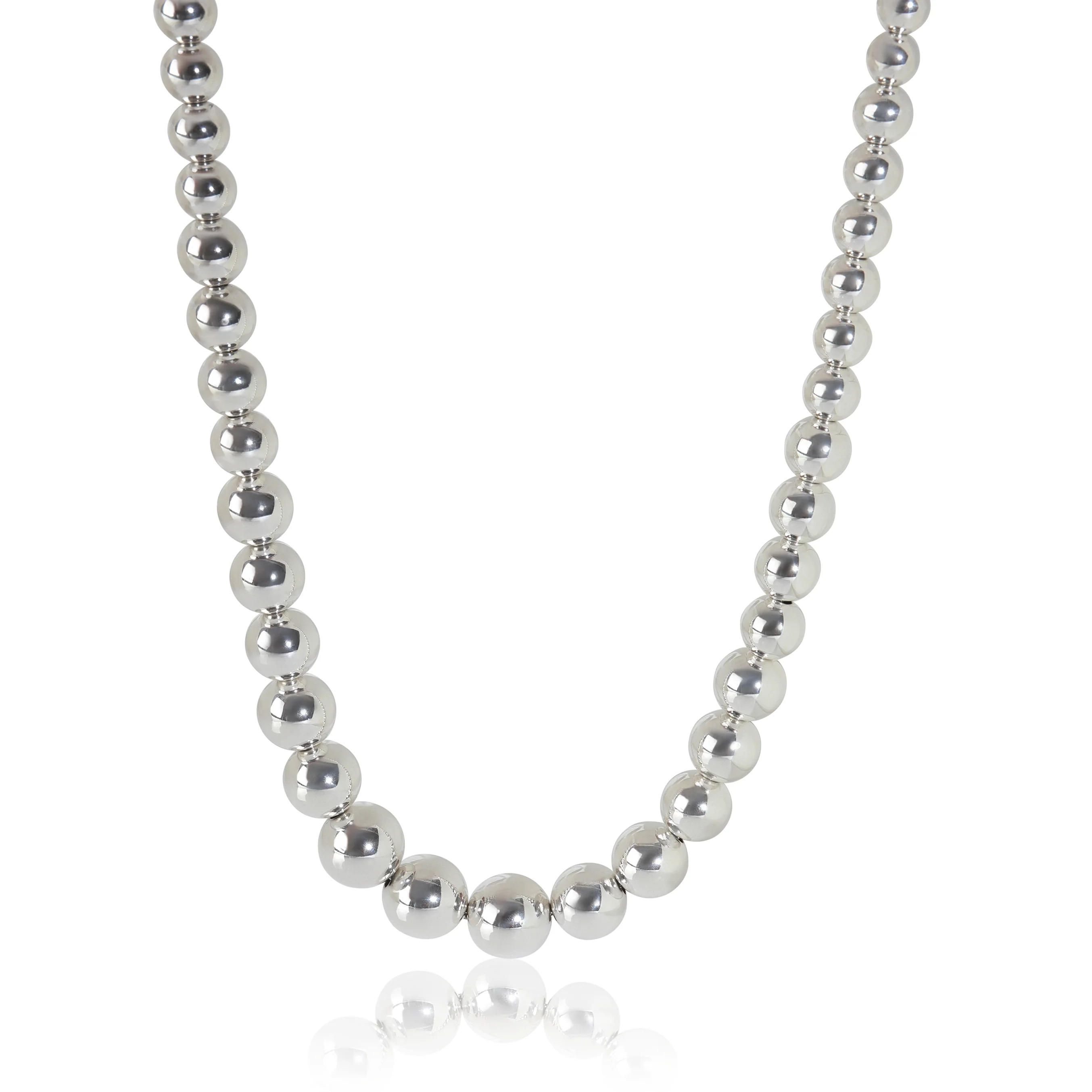 Sterling Silver HardWear Graduated Ball Necklace