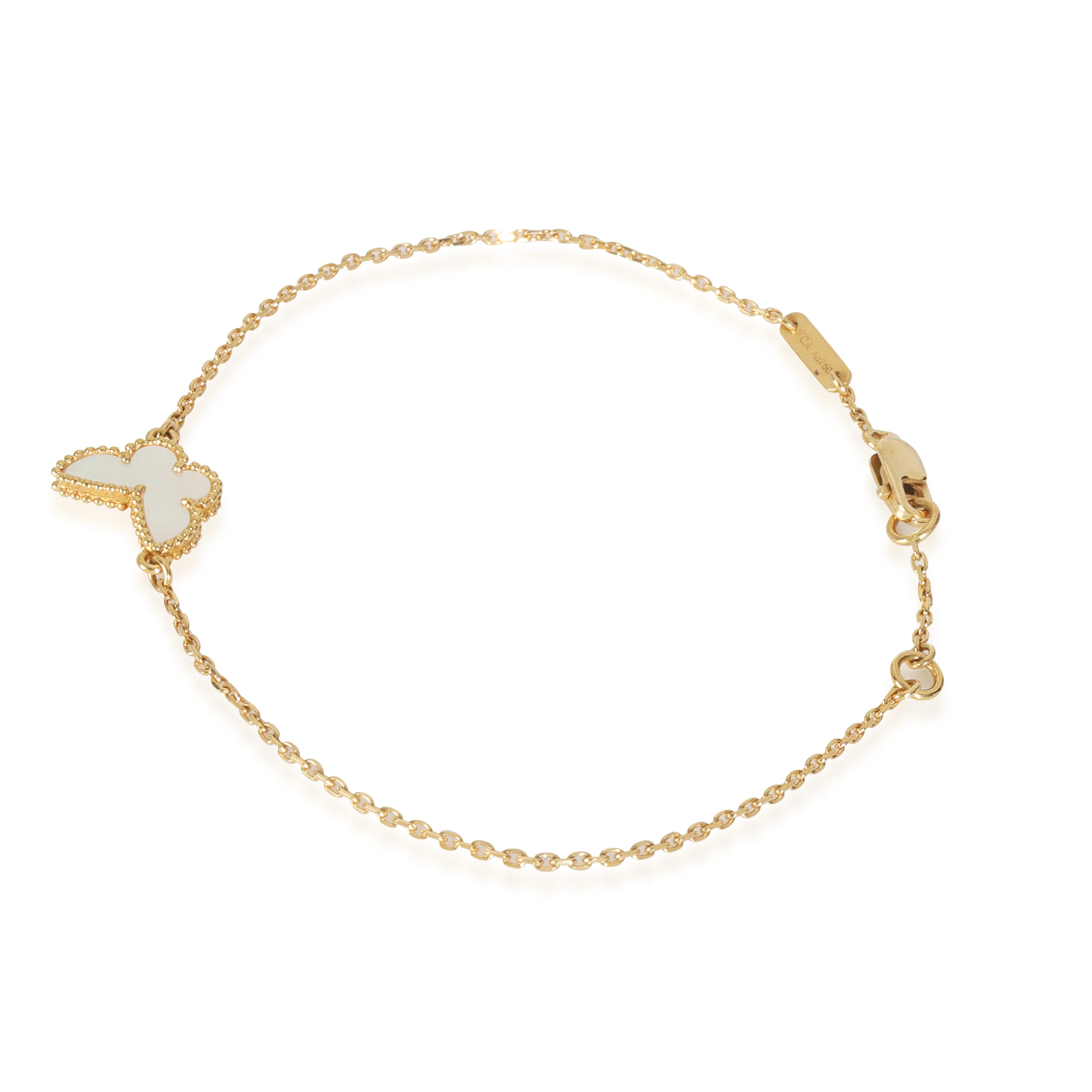 Yellow Gold  Sweet Butterflies Bracelet - Image 2