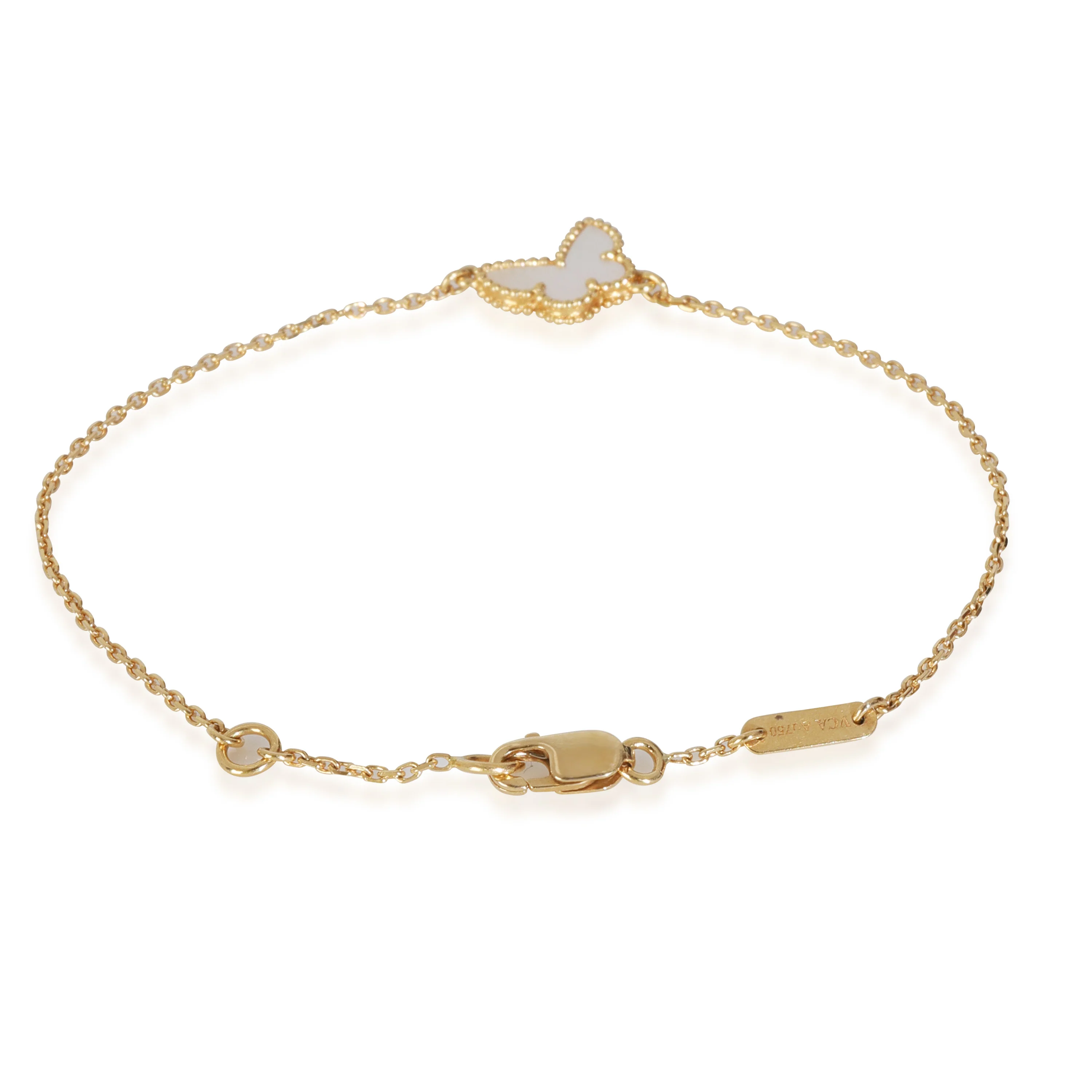 Yellow Gold  Sweet Butterflies Bracelet - Image 4