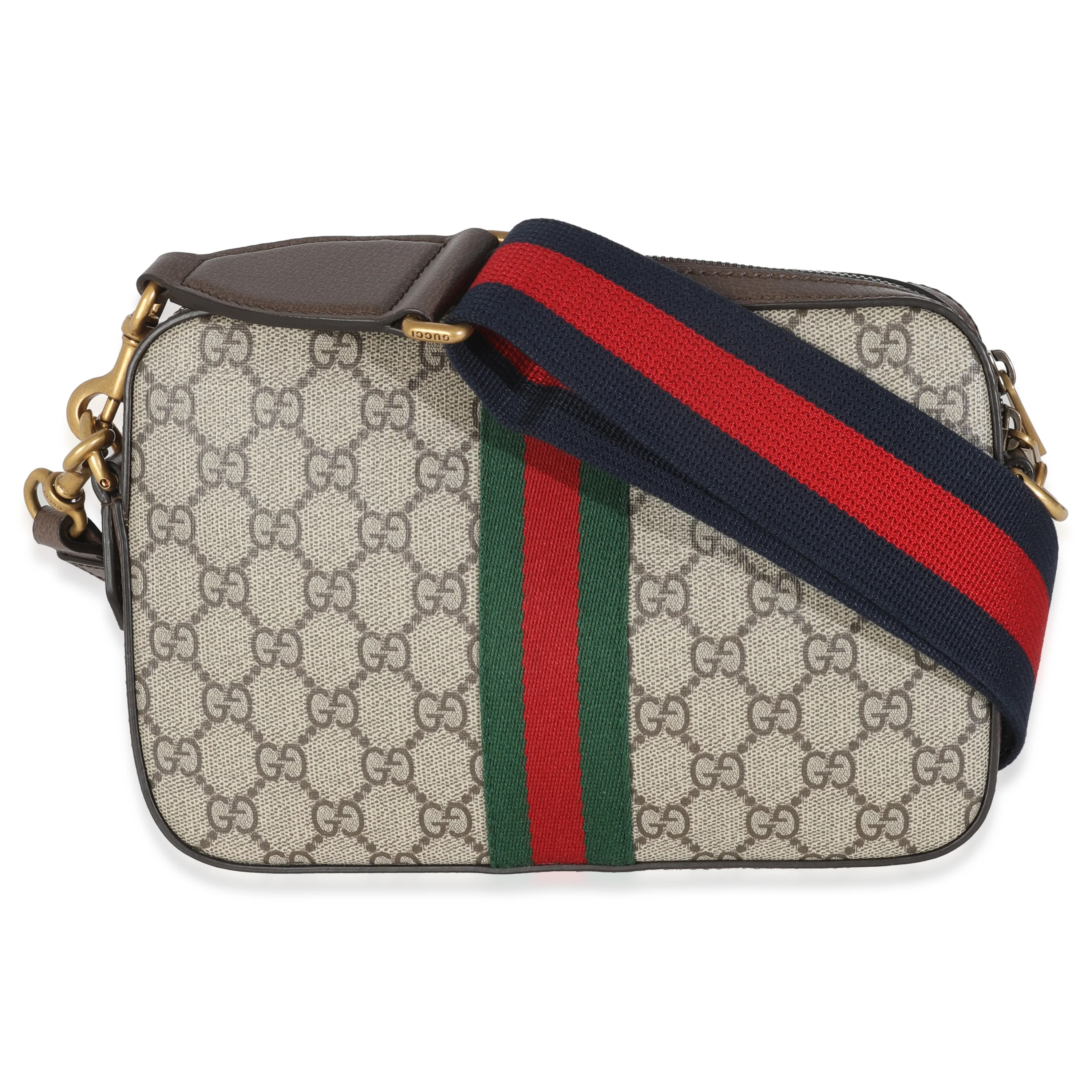 Beige GG Supreme Canvas Ophidia Crossbody - Image 4