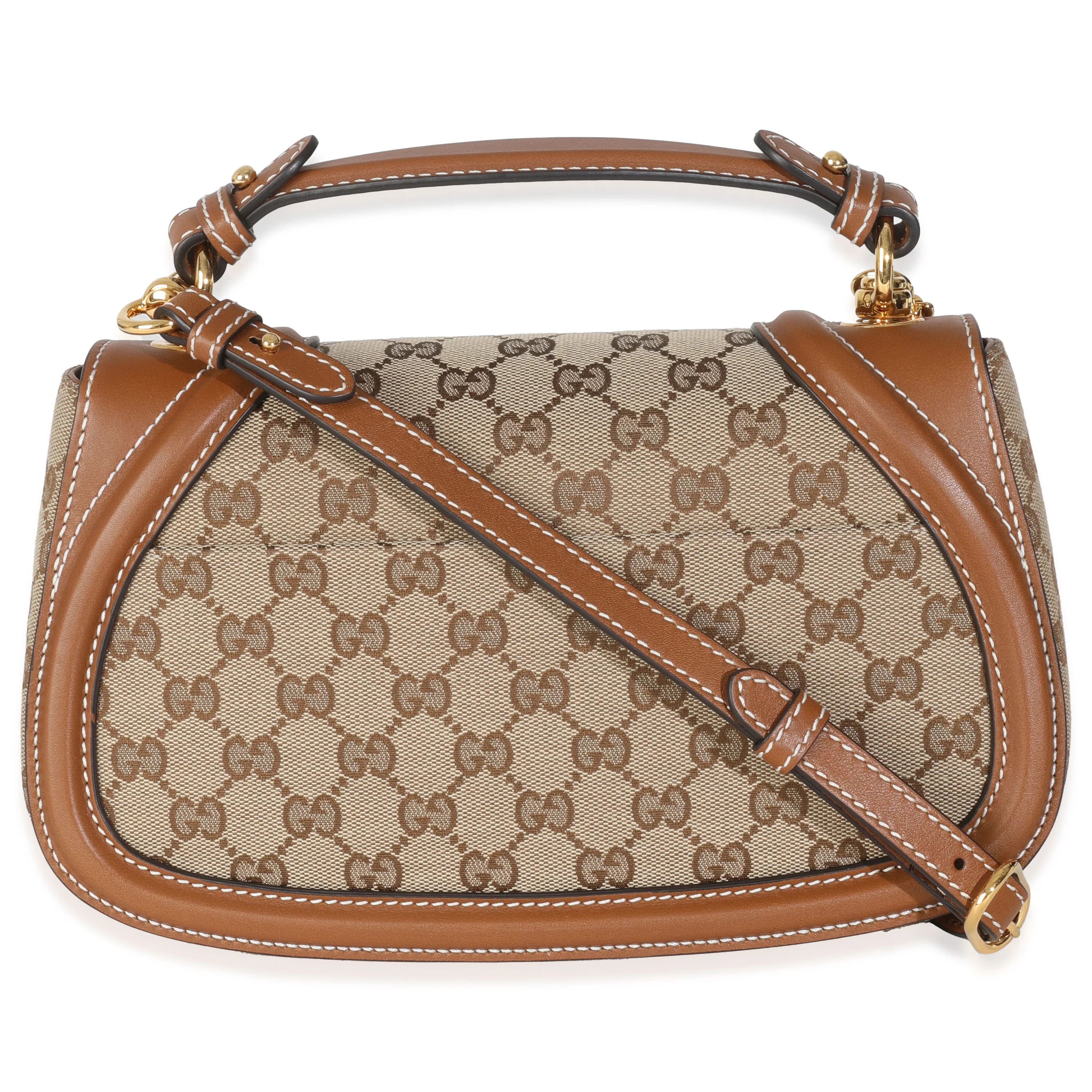 Beige GG Canvas Medium Blondie Bag - Image 4