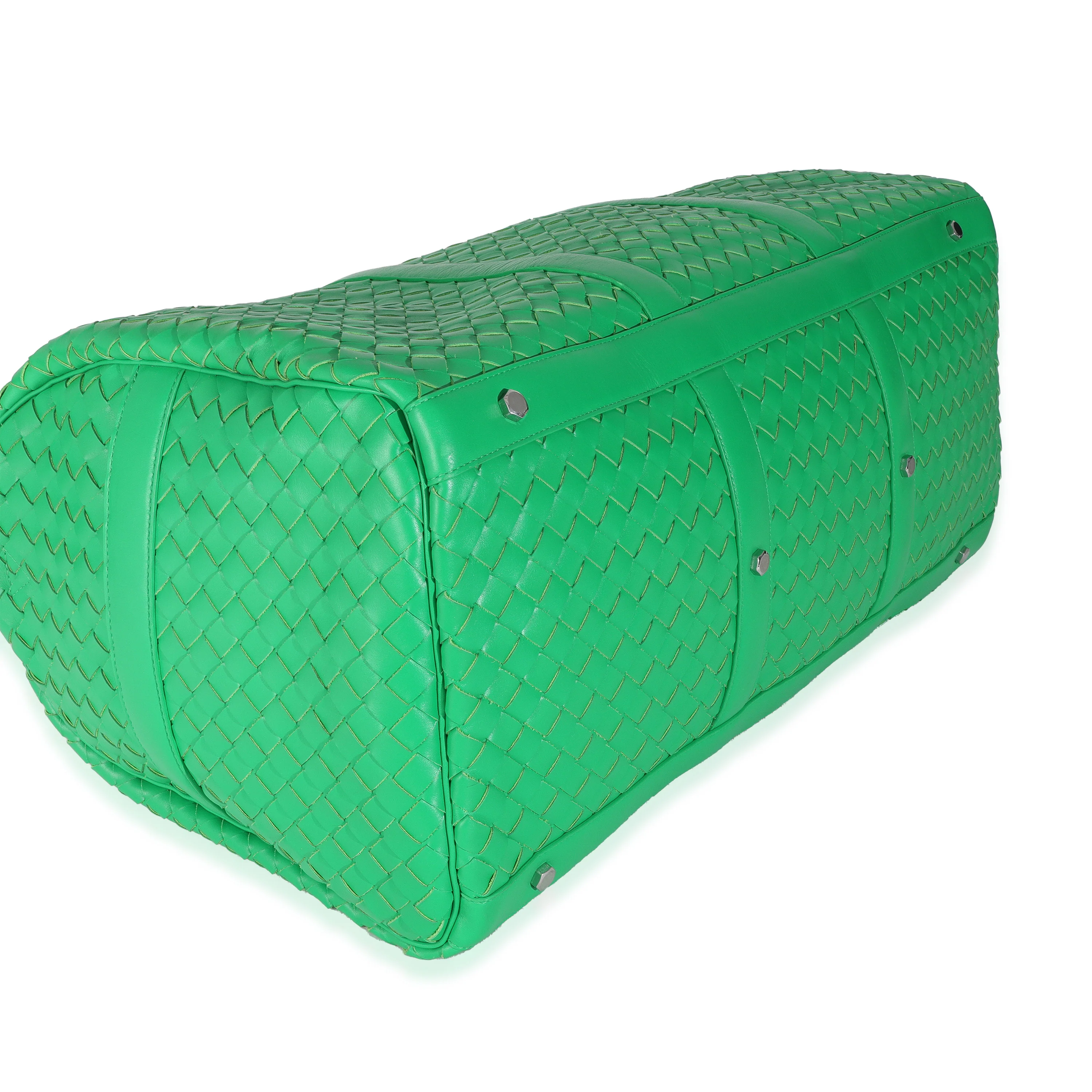 Parakeet Nappa Intrecciato Large Duffle Bag - Image 6