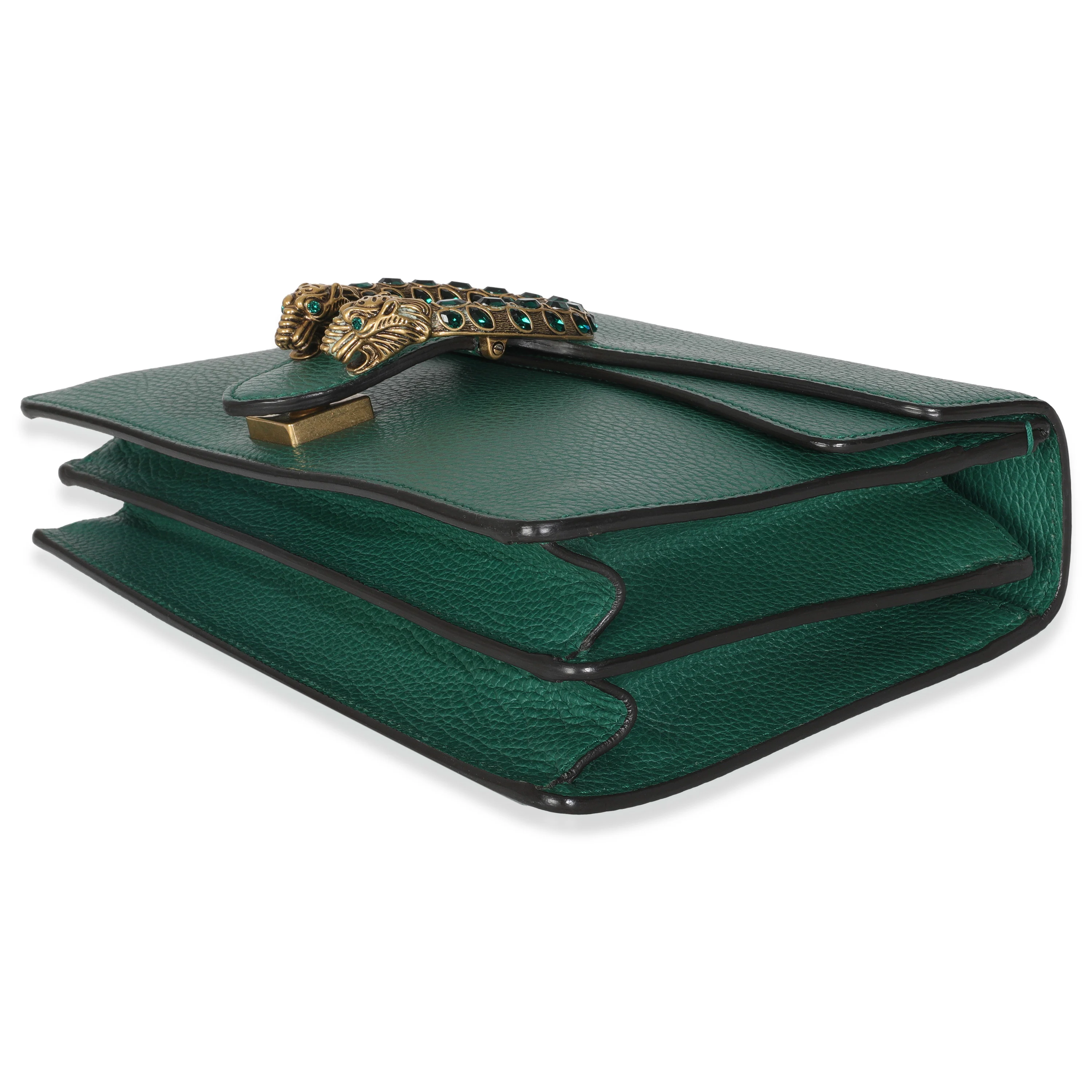 Emerald Pebbled Calfskin Small Dionysus Shoulder Bag - Image 7