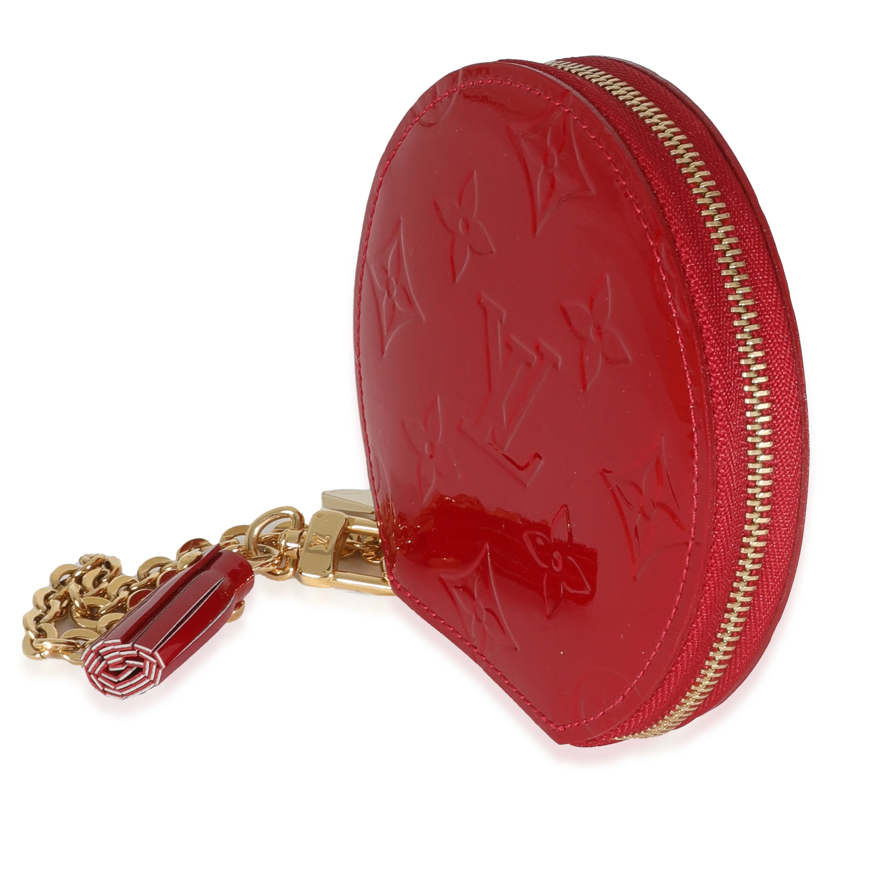Red Monogram Vernis Porte Monnaie Chapeau - Image 2