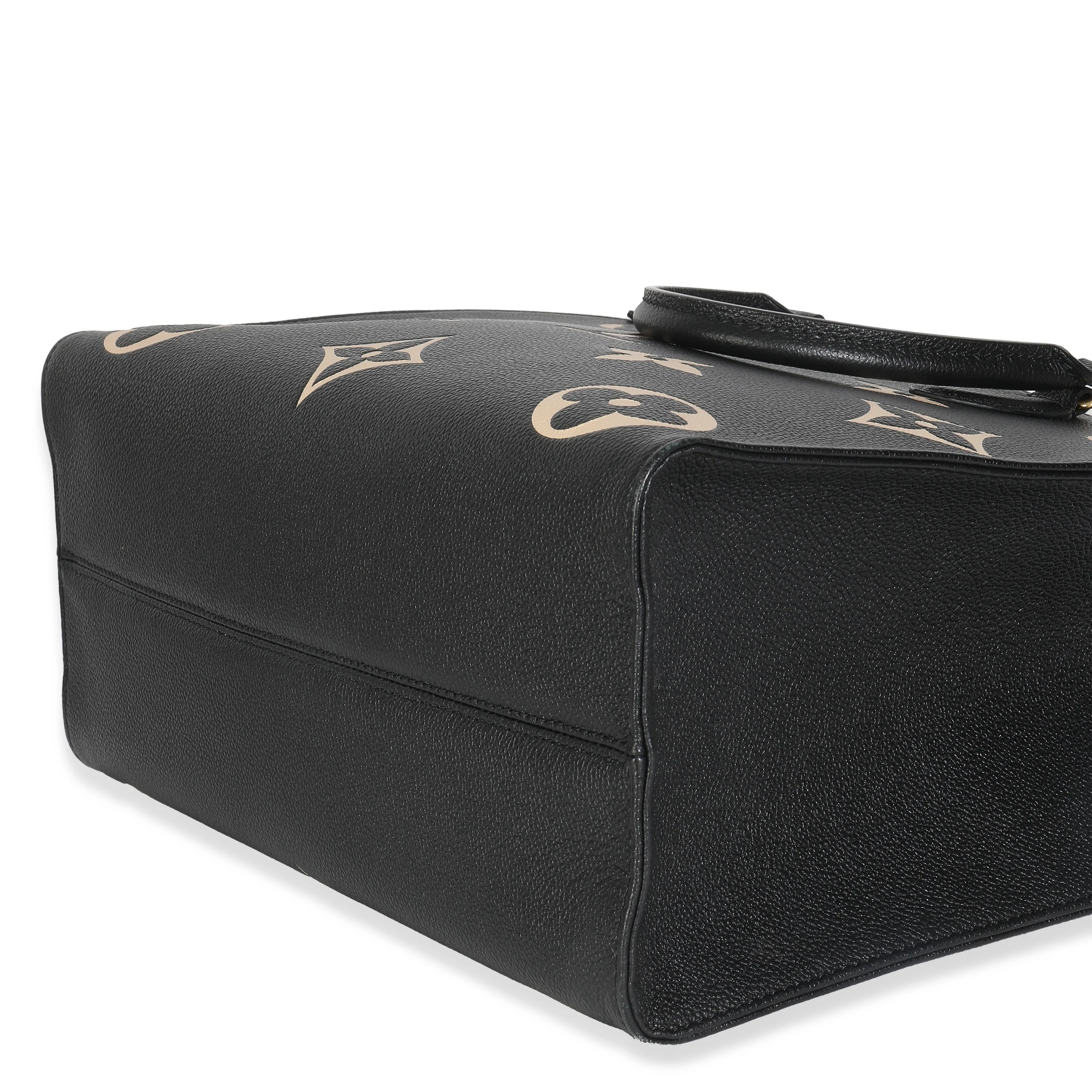 Black Cream Monogram Giant Bicolor Empreinte Onthego MM - Image 6
