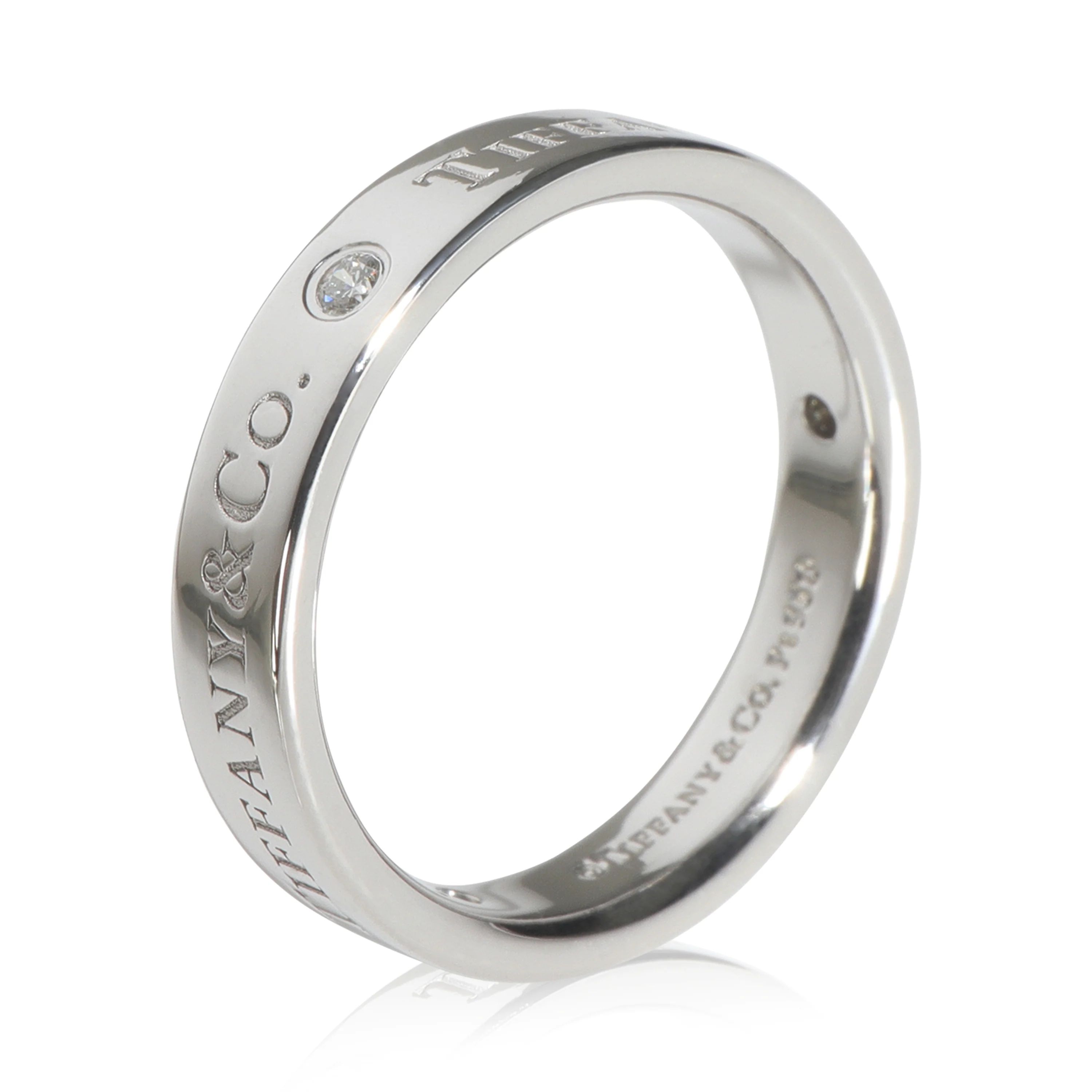 Platinum Diamond T&Co. Band - Image 3