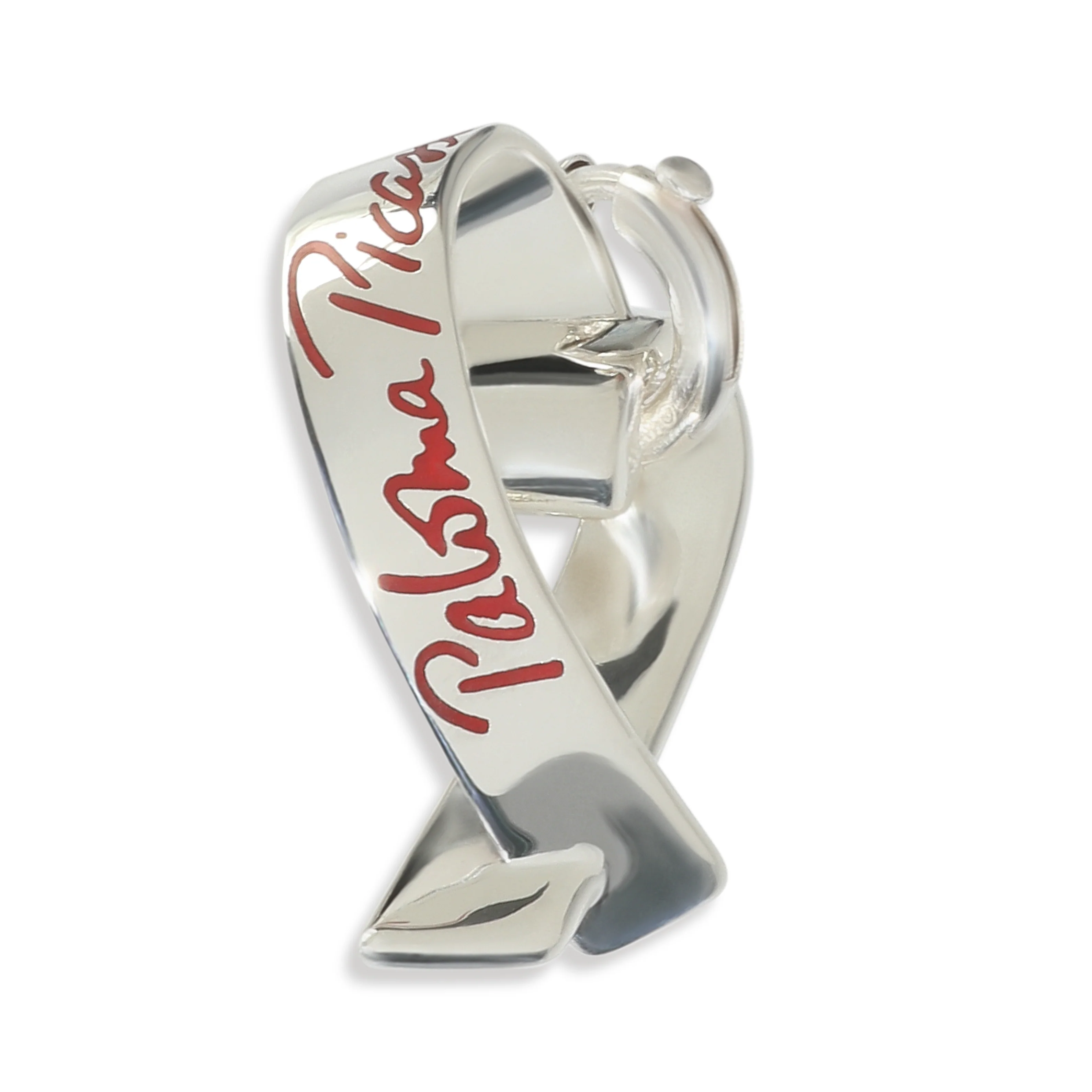 Sterling Silver Paloma Picasso Large Loving Heart Charm - Image 4