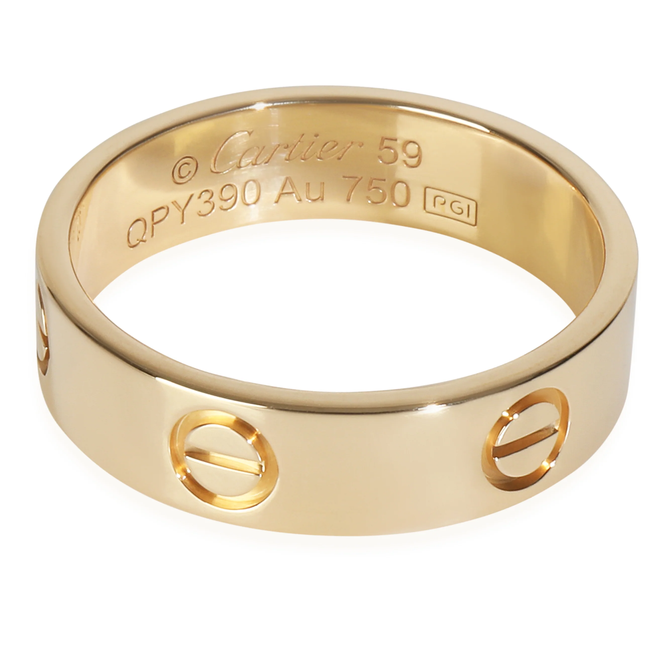 Yellow Gold Love Ring