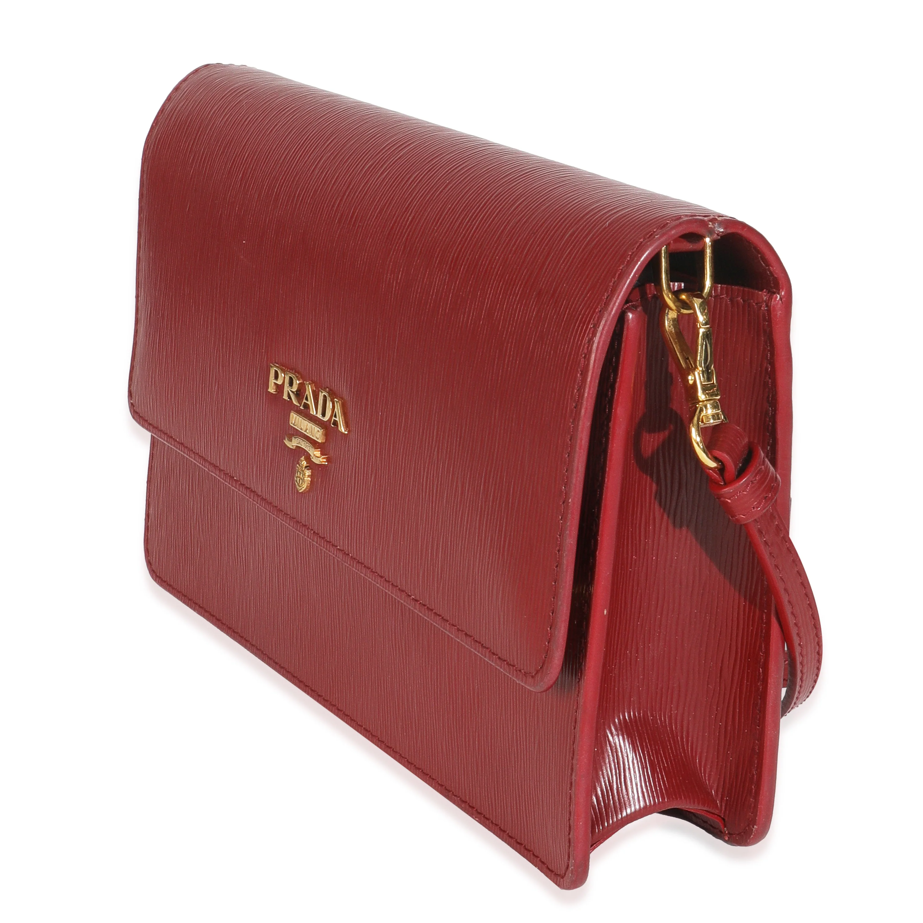 Rubino Red Vitello Move Crossbody Wallet - Image 2