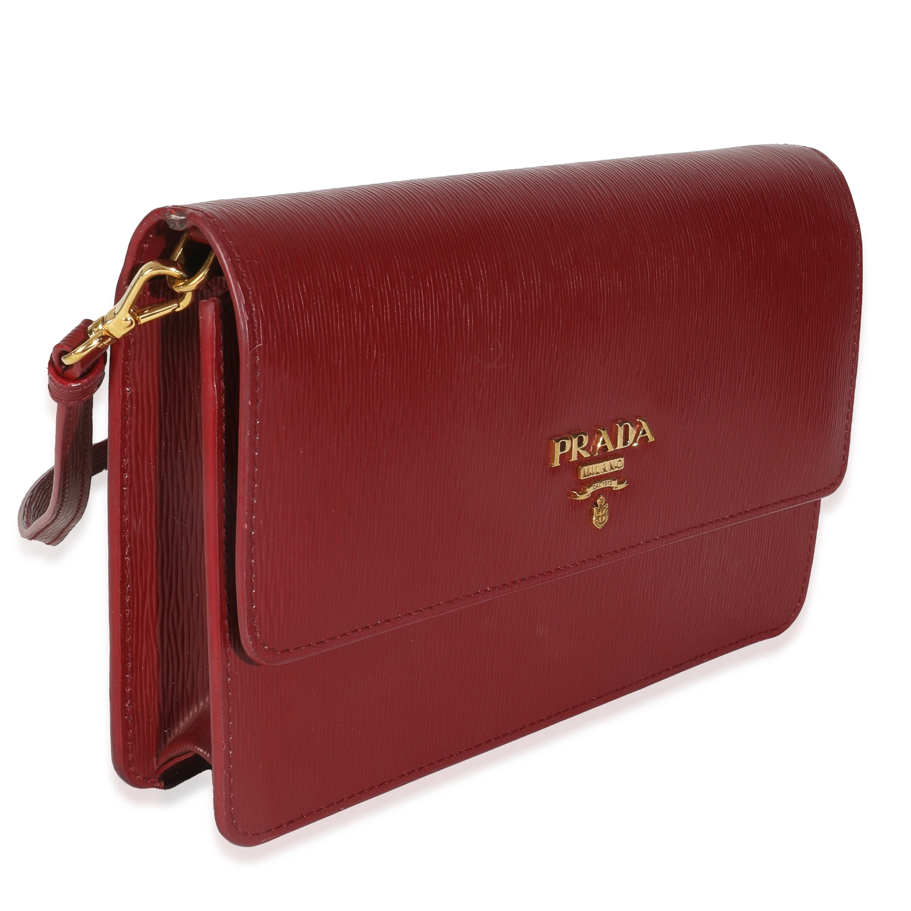 Rubino Red Vitello Move Crossbody Wallet - Image 3