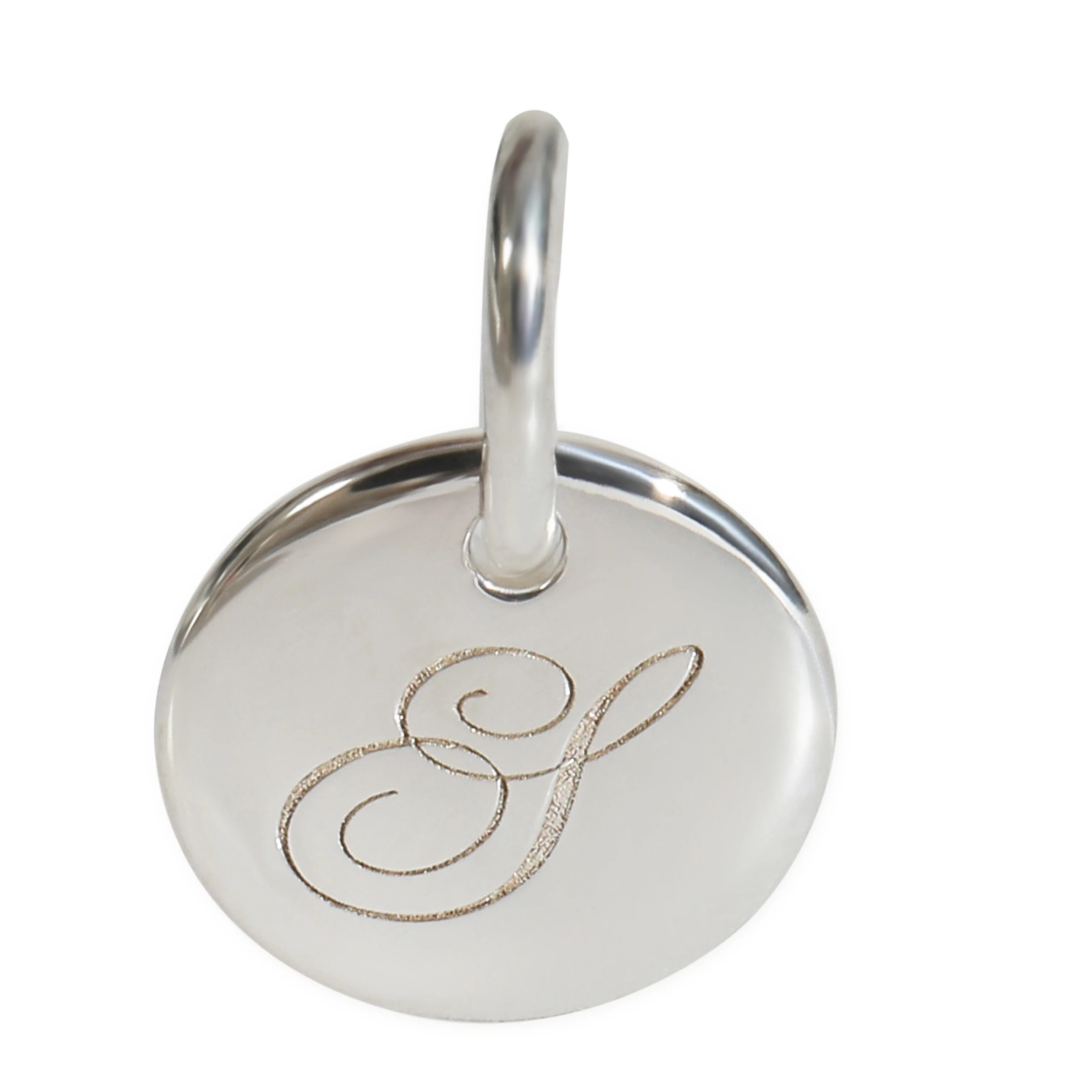 Sterling Silver Notes Initial S Charm