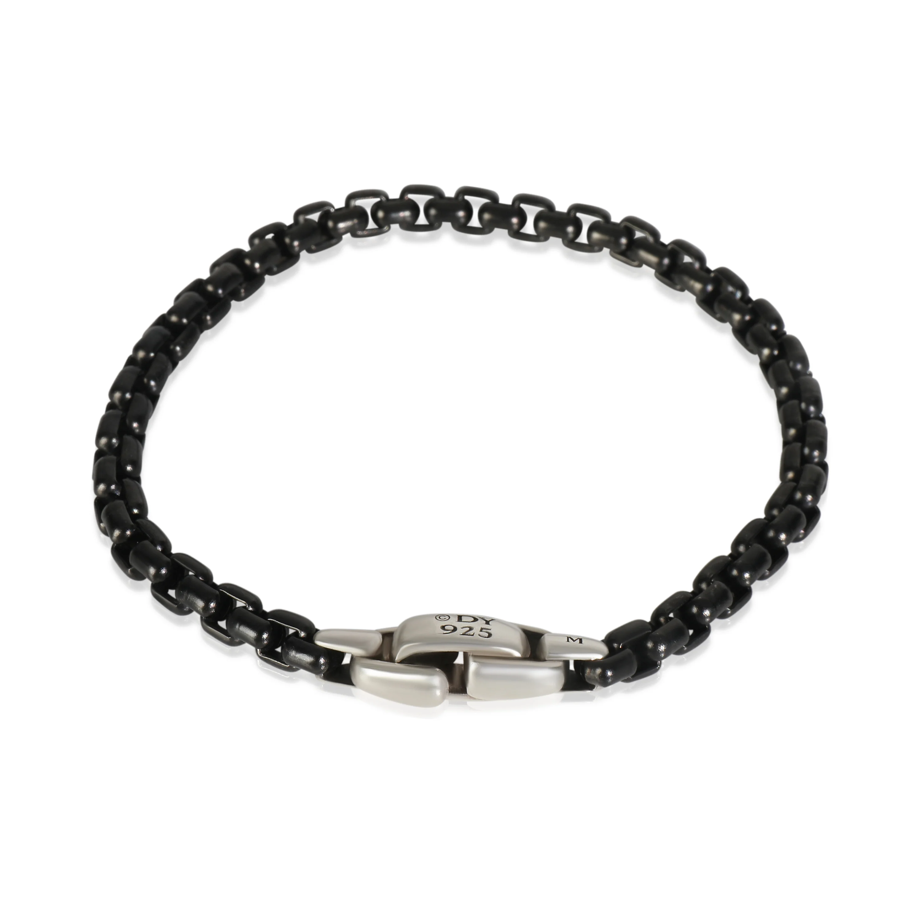 Sterling Silver  5mm Box Chain Bracelet - Image 3