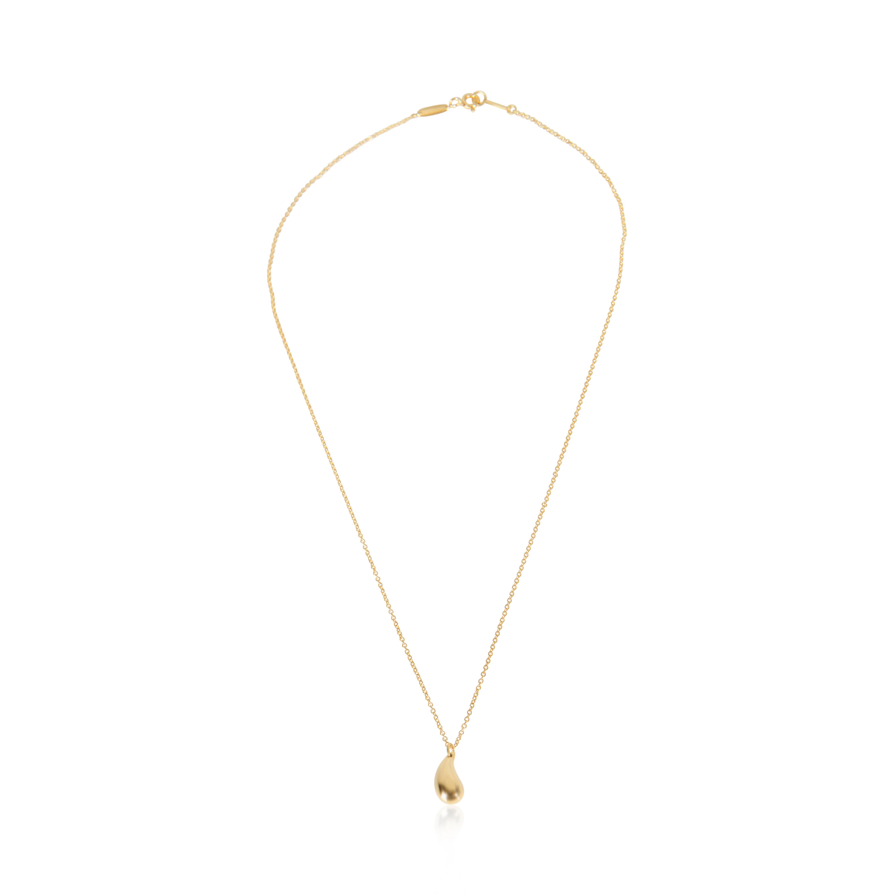 Yellow Gold  Elsa Peretti Teardrop Pendant - Image 3