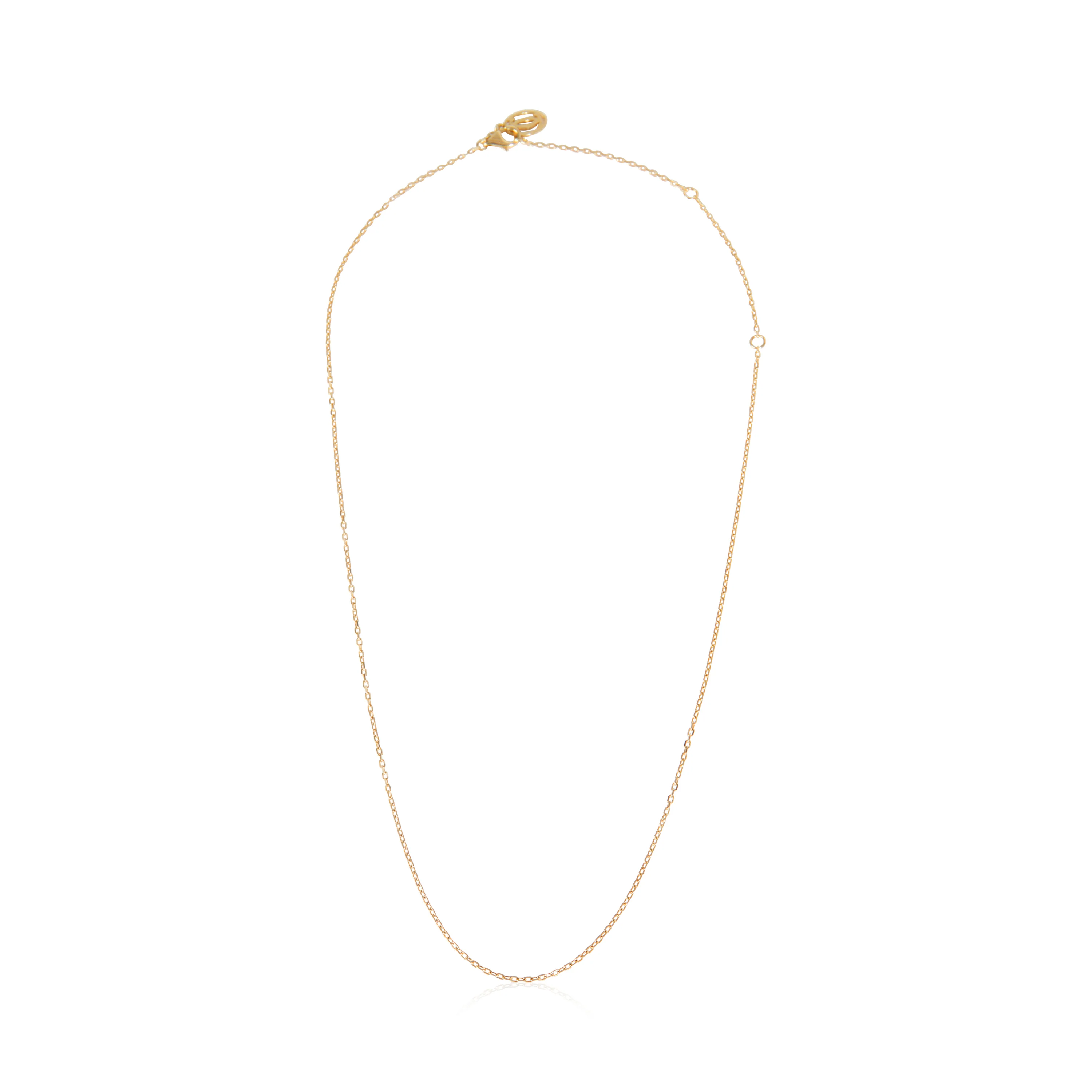 Yellow Gold  Cable Chain Necklace - Image 3
