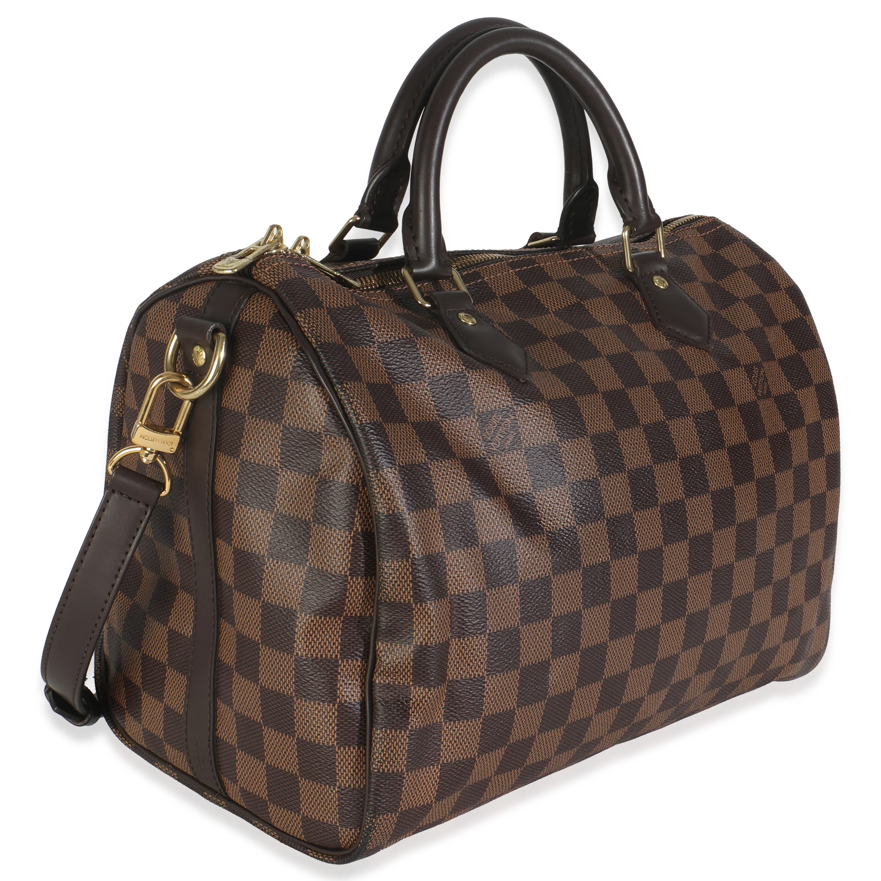 Damier Ebene Canvas Speedy Bandouliere 30 - Image 3