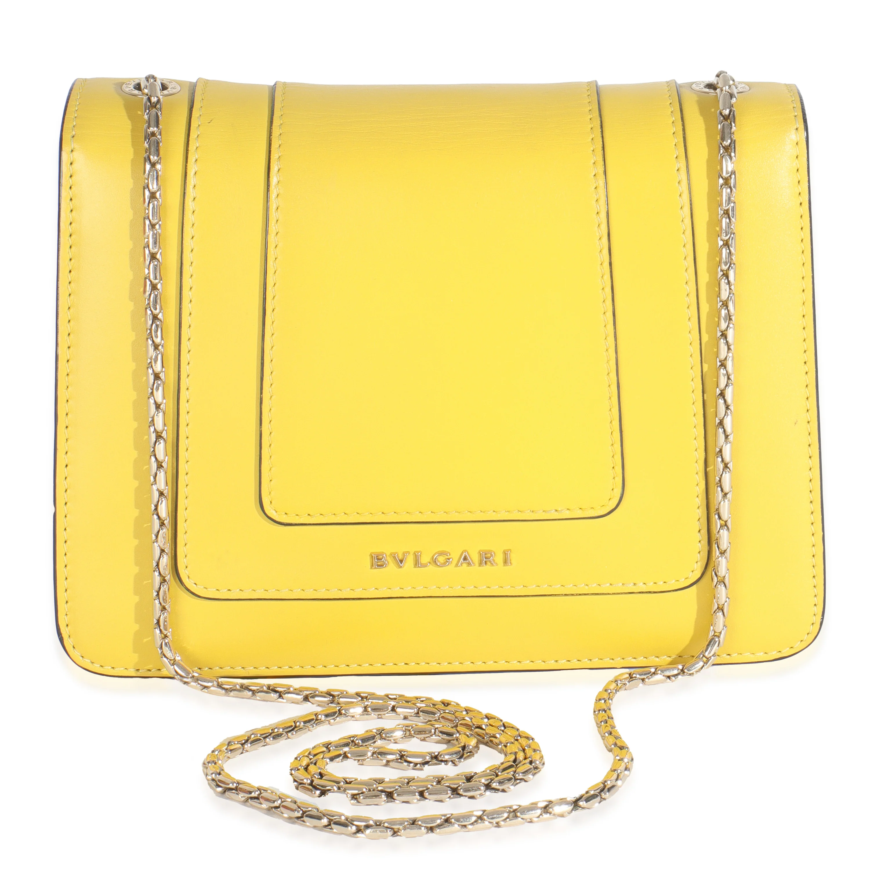 Bvlgari Yellow Smooth Calfskin Small Serpenti Forever - Image 4
