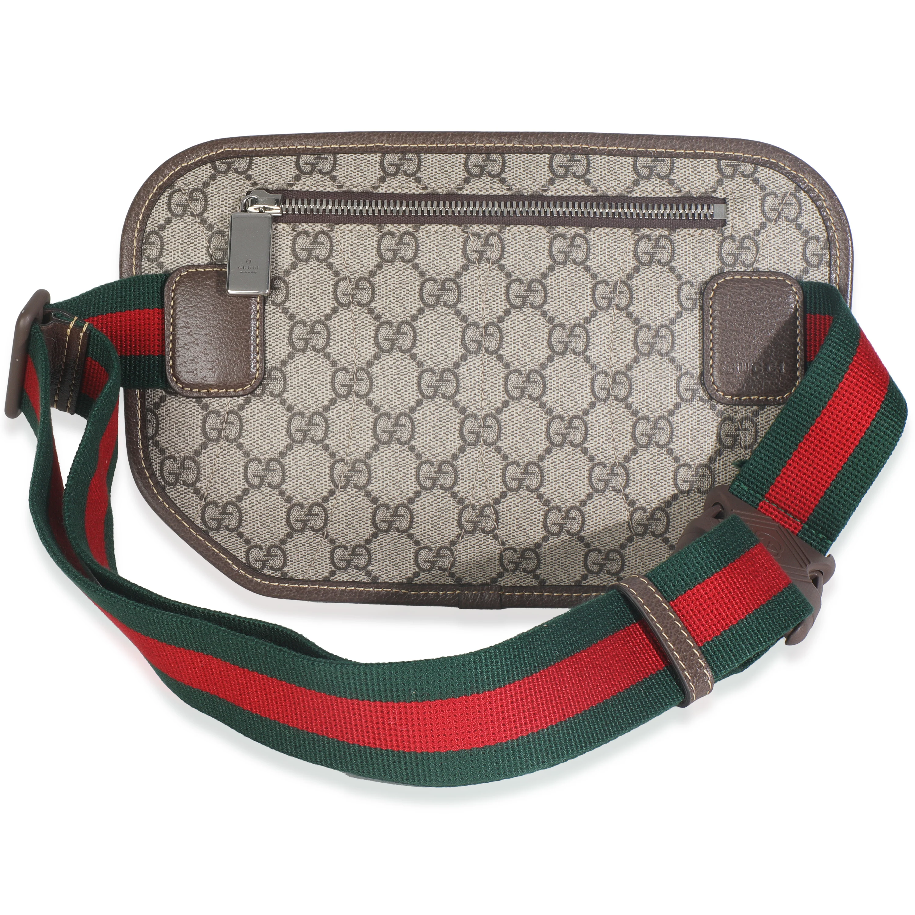 Beige GG Supreme Canvas Bumbag - Image 4