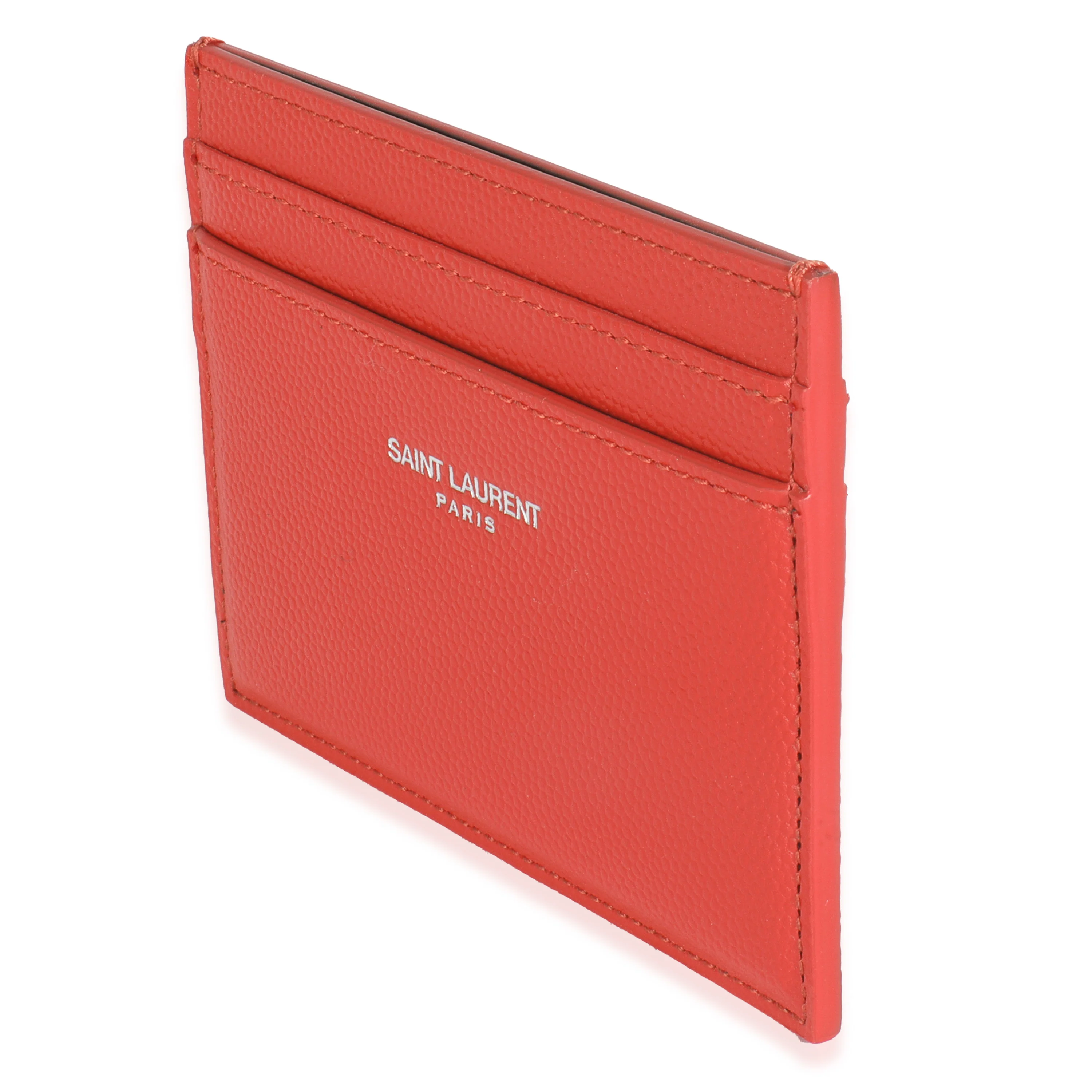Red Grain De Poudre Credit Card Case - Image 2